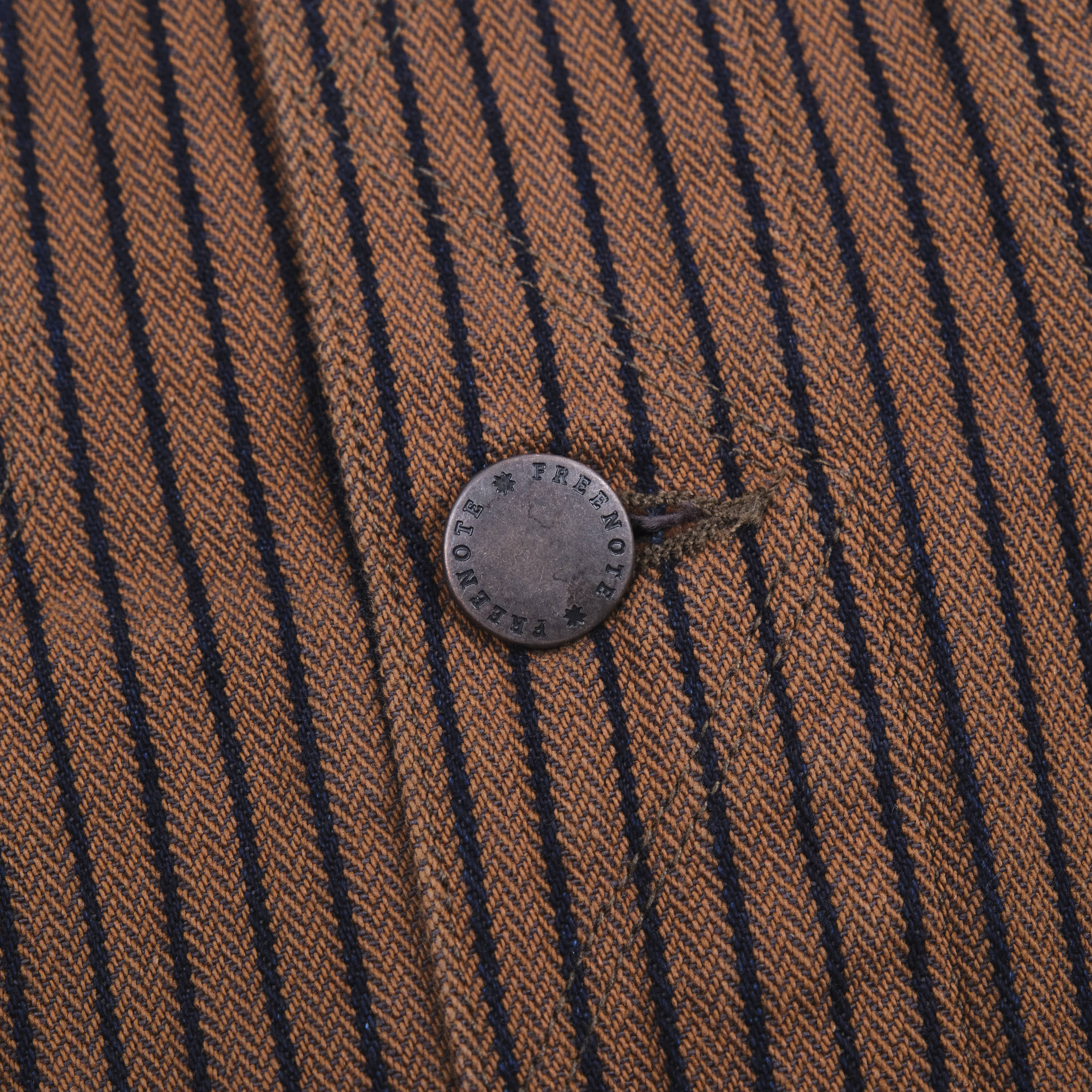 High Low Brown Herringbone Dobby Jacket