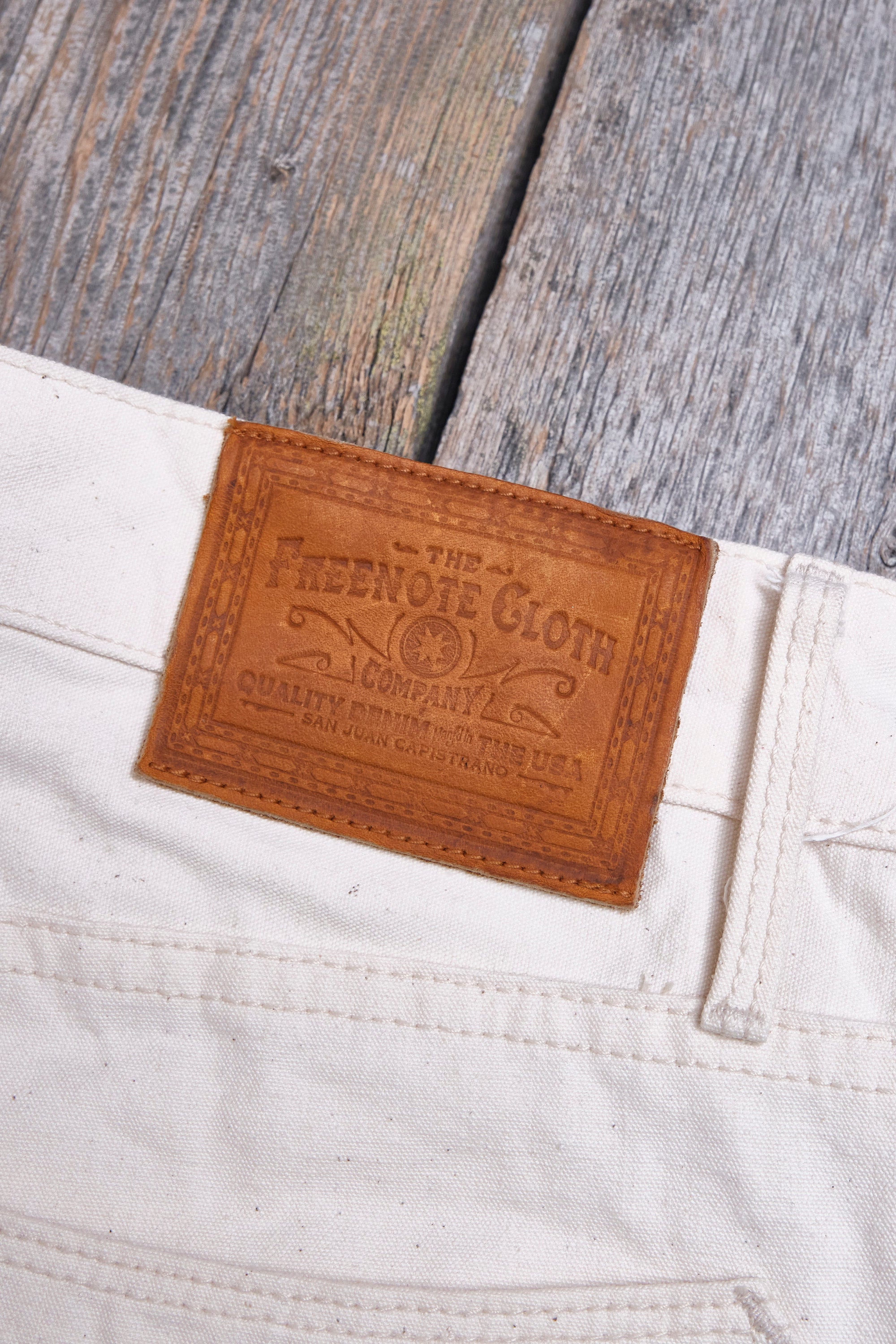 Portola Classic Taper 11 Ounce Natural Rinsed Canvas