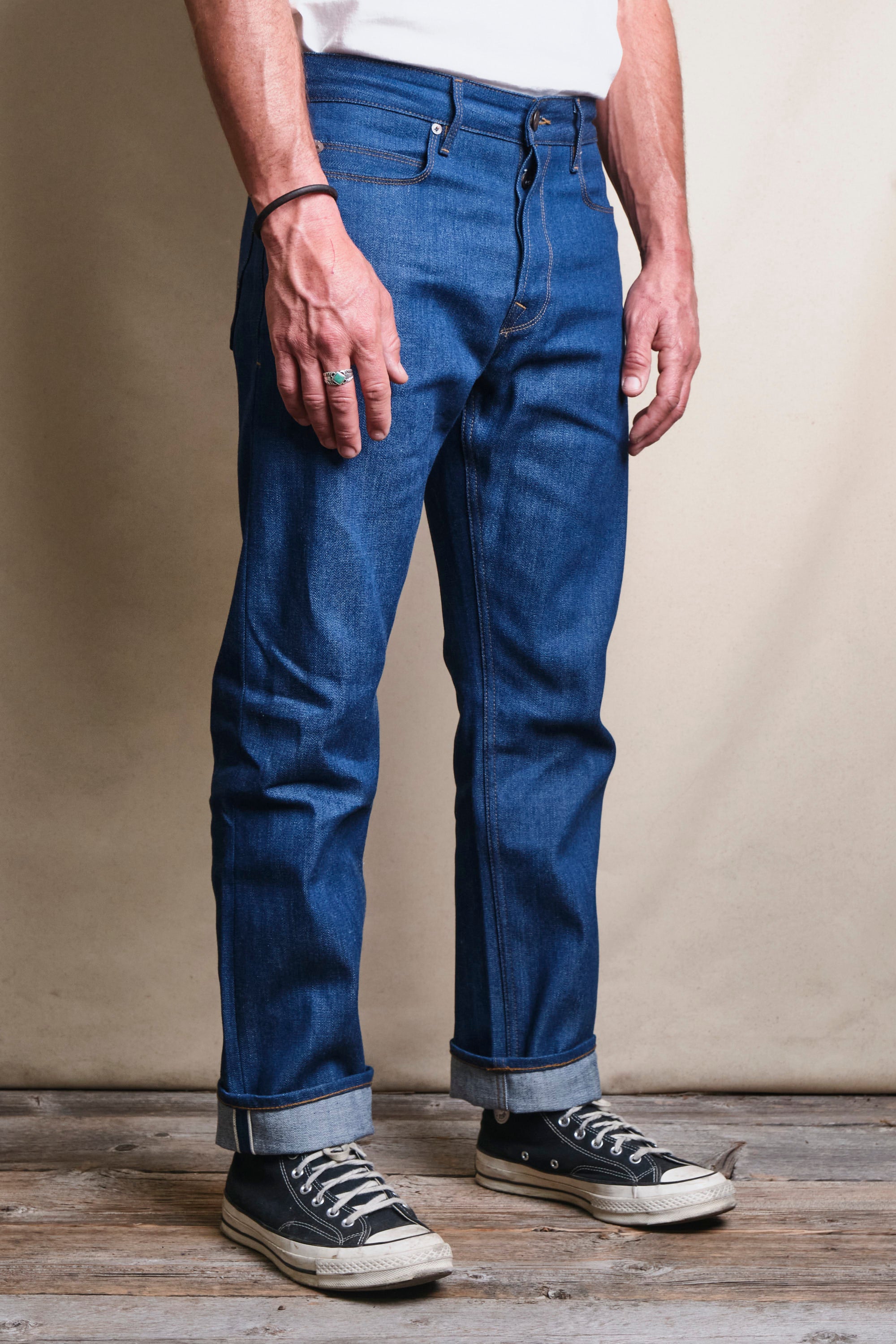 Trabuco Classic Straight <span> 12 Ounce Vintage Blue Denim </span>