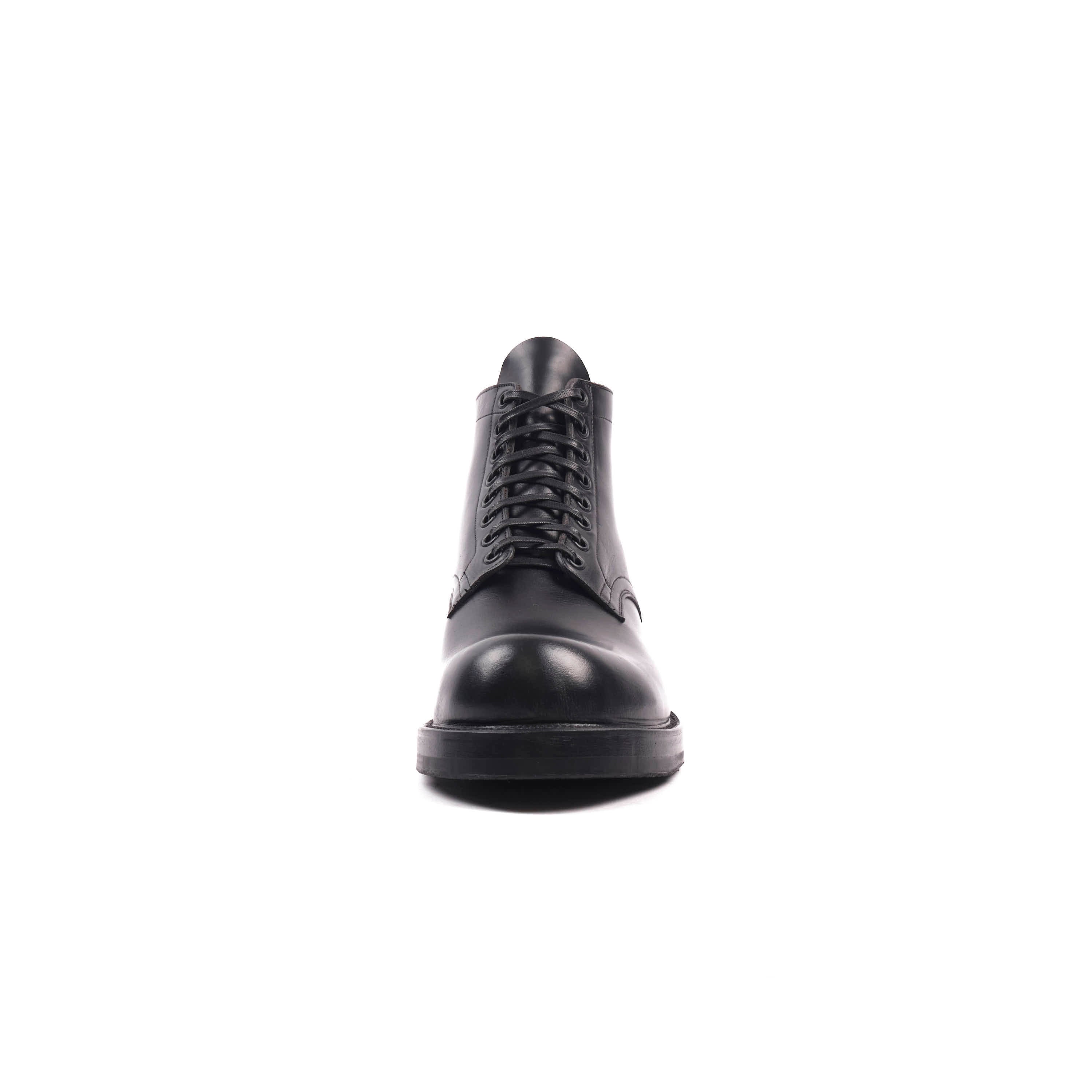 FREENOTE CLOTH X VIBERG SERVICE BOOT - 2045 LAST - HORWEEN BLACK STRUCK THROUGH CHROMEXCEL