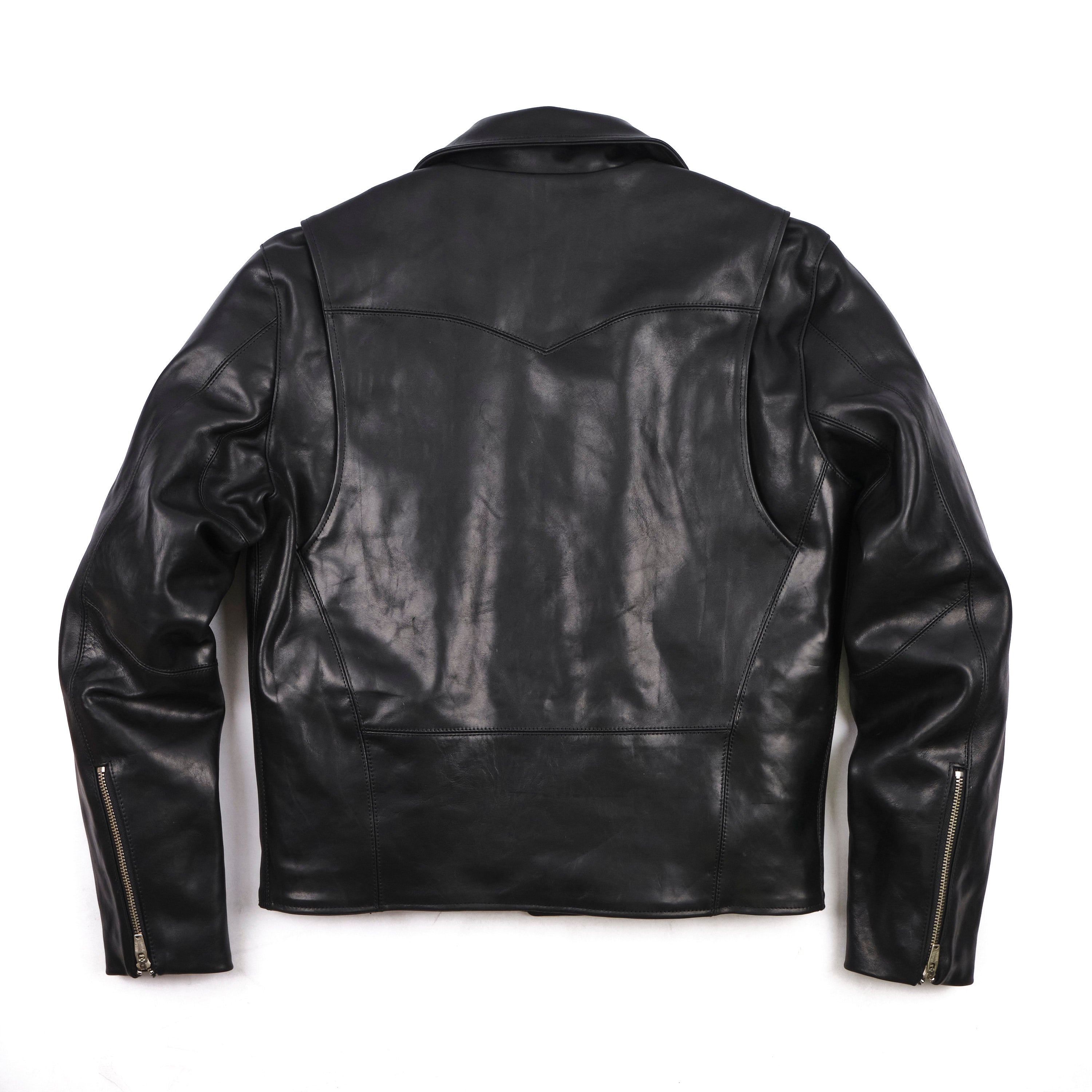 Mooch Moto Jacket Black Bull Leather