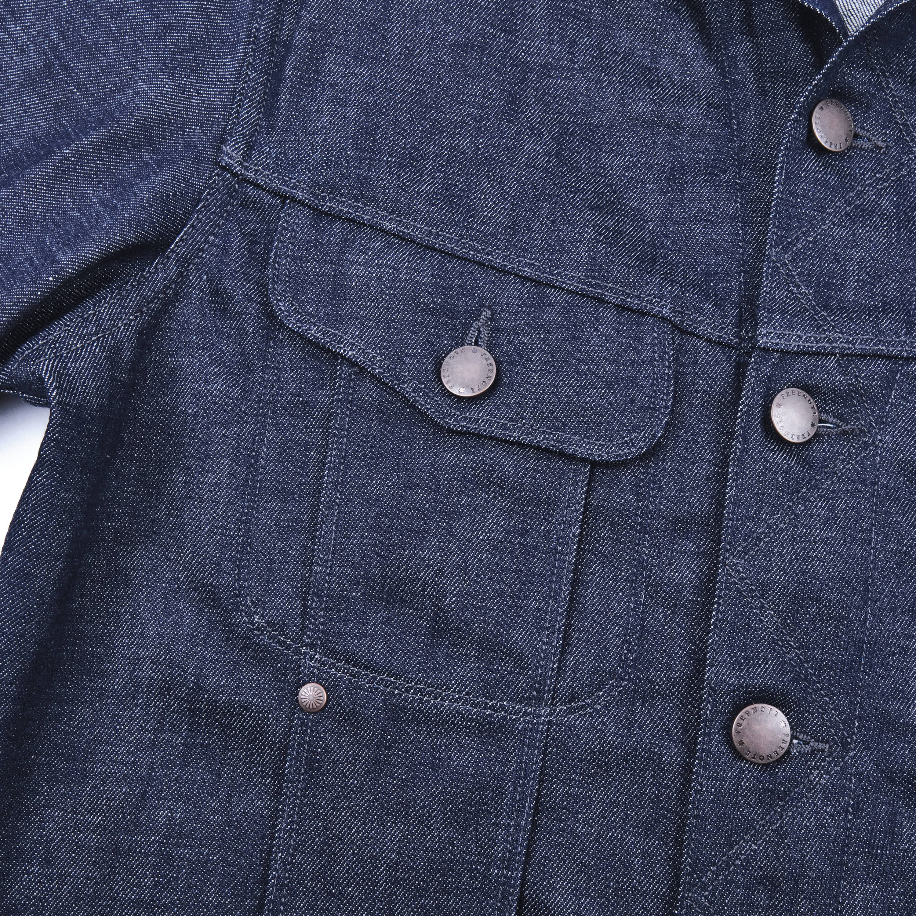 High Low 11 Ounce Memphis Blue Denim Jacket
