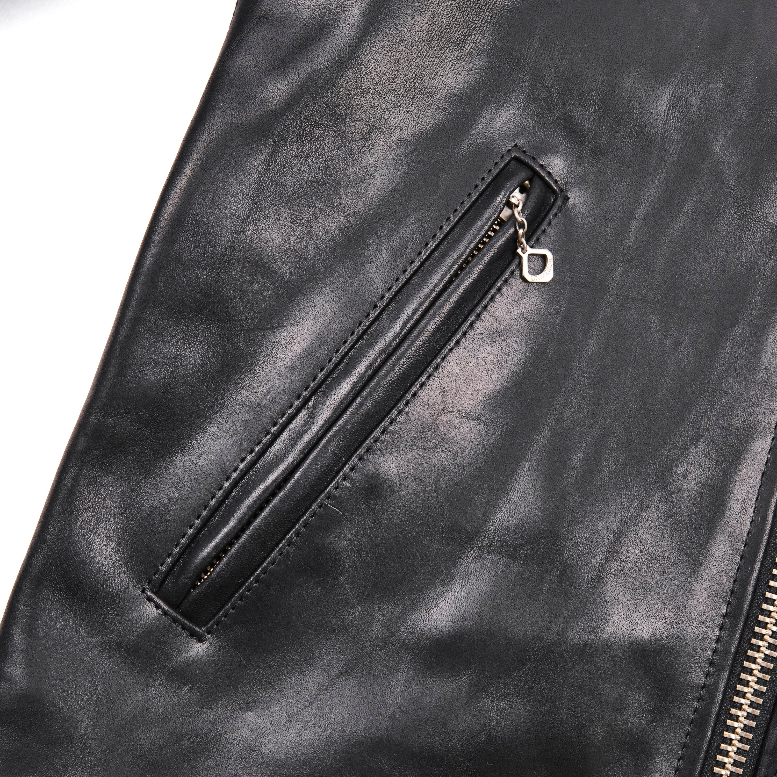 Mooch Moto Jacket Black Bull Leather