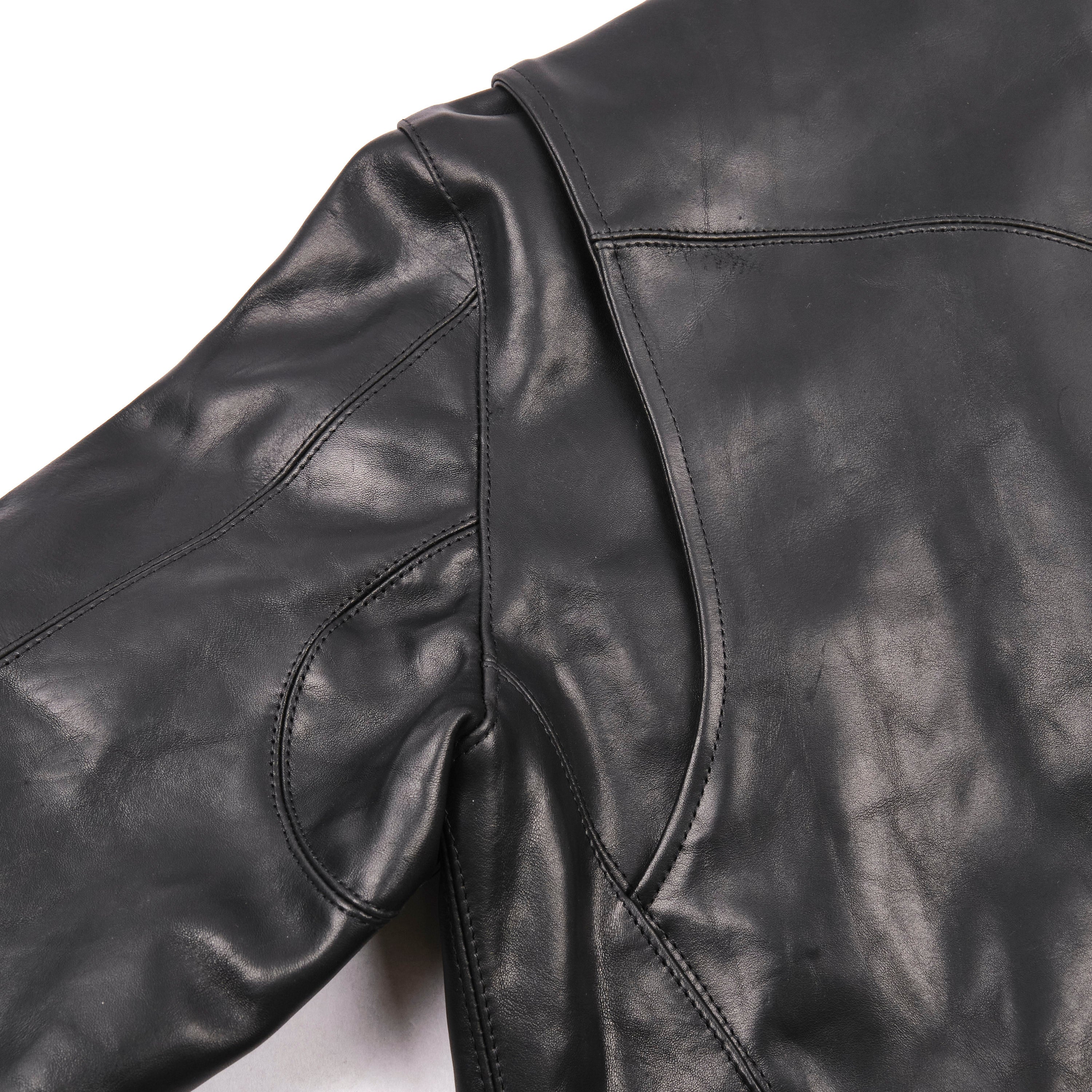 Mooch Moto Jacket Black Bull Leather