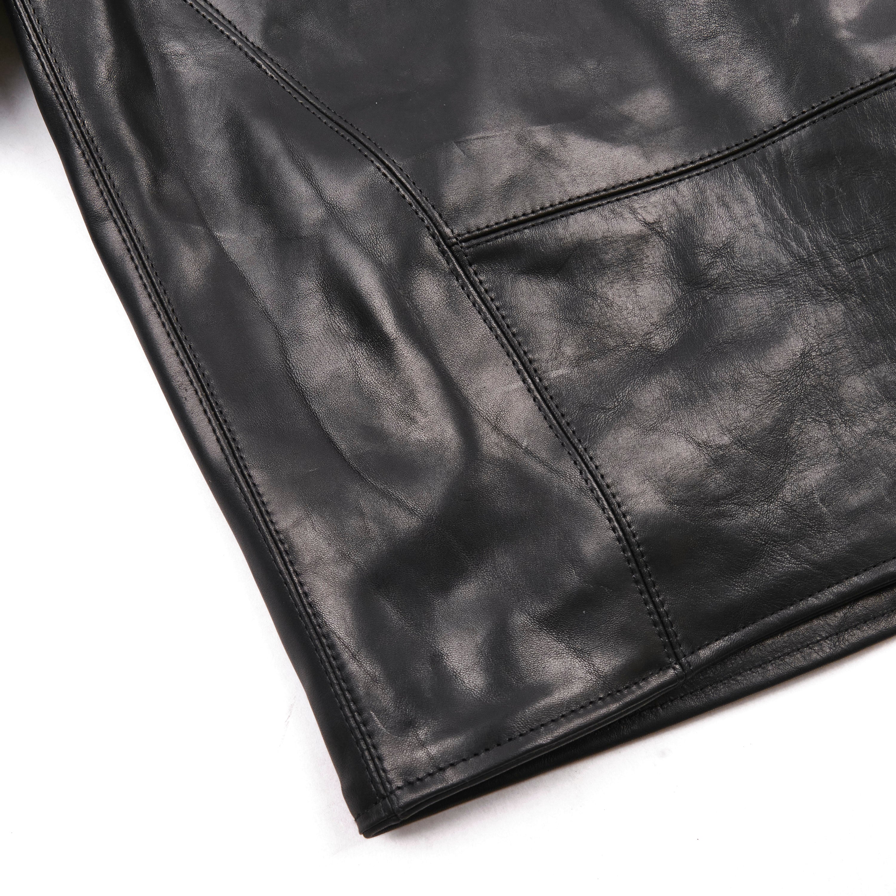 Mooch Moto Jacket Black Bull Leather