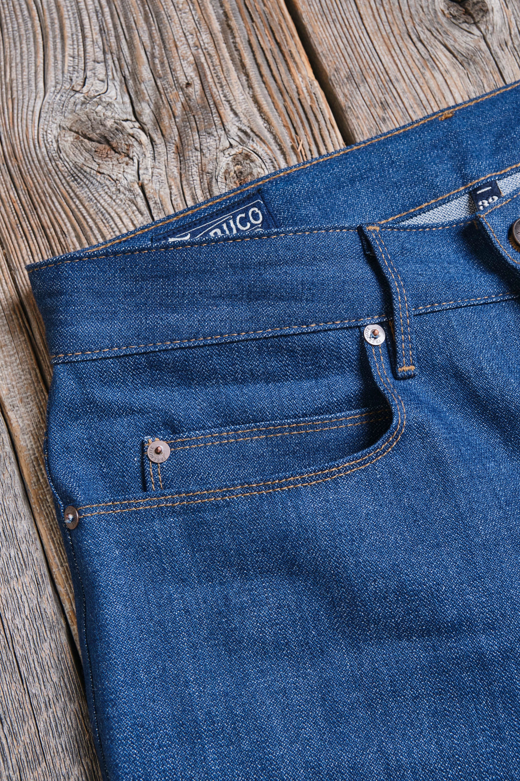 Trabuco Classic Straight <span> 12 Ounce Vintage Blue Denim </span>