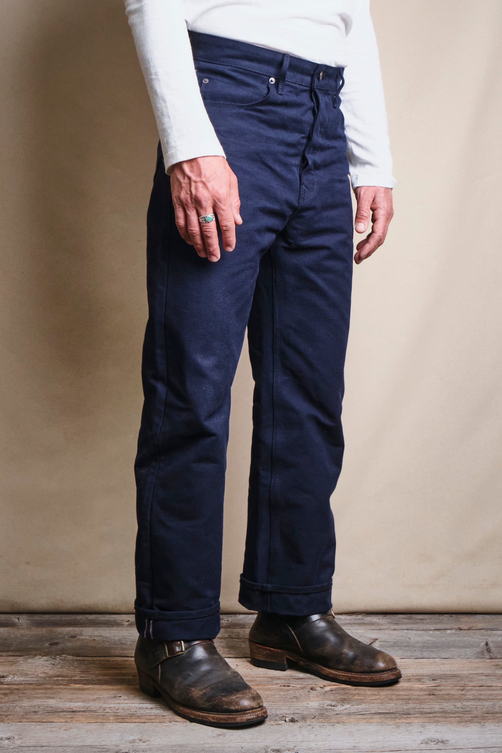 Modesto 15 Ounce Navy Canvas