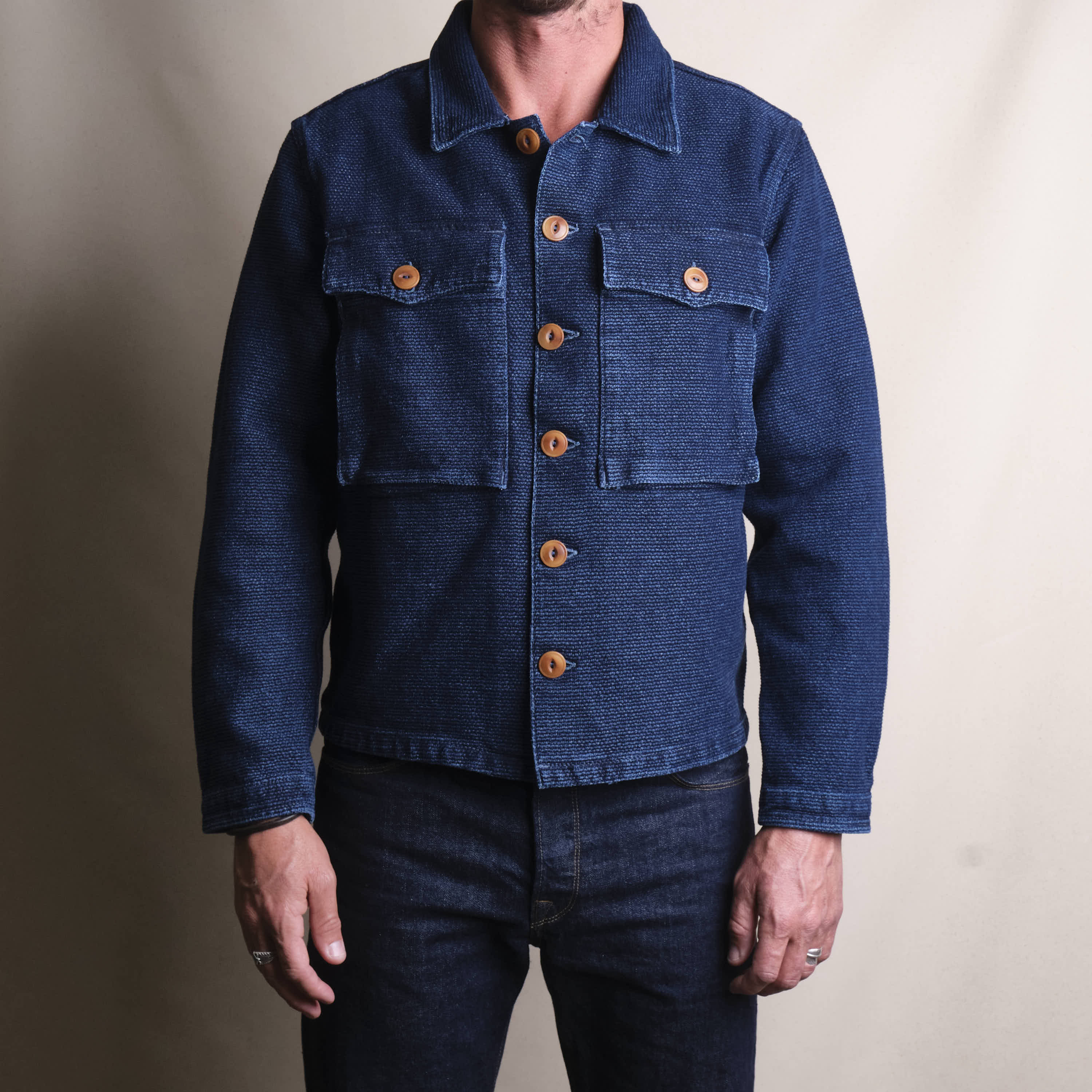 Midway Indigo Sashiko Single Rinsed