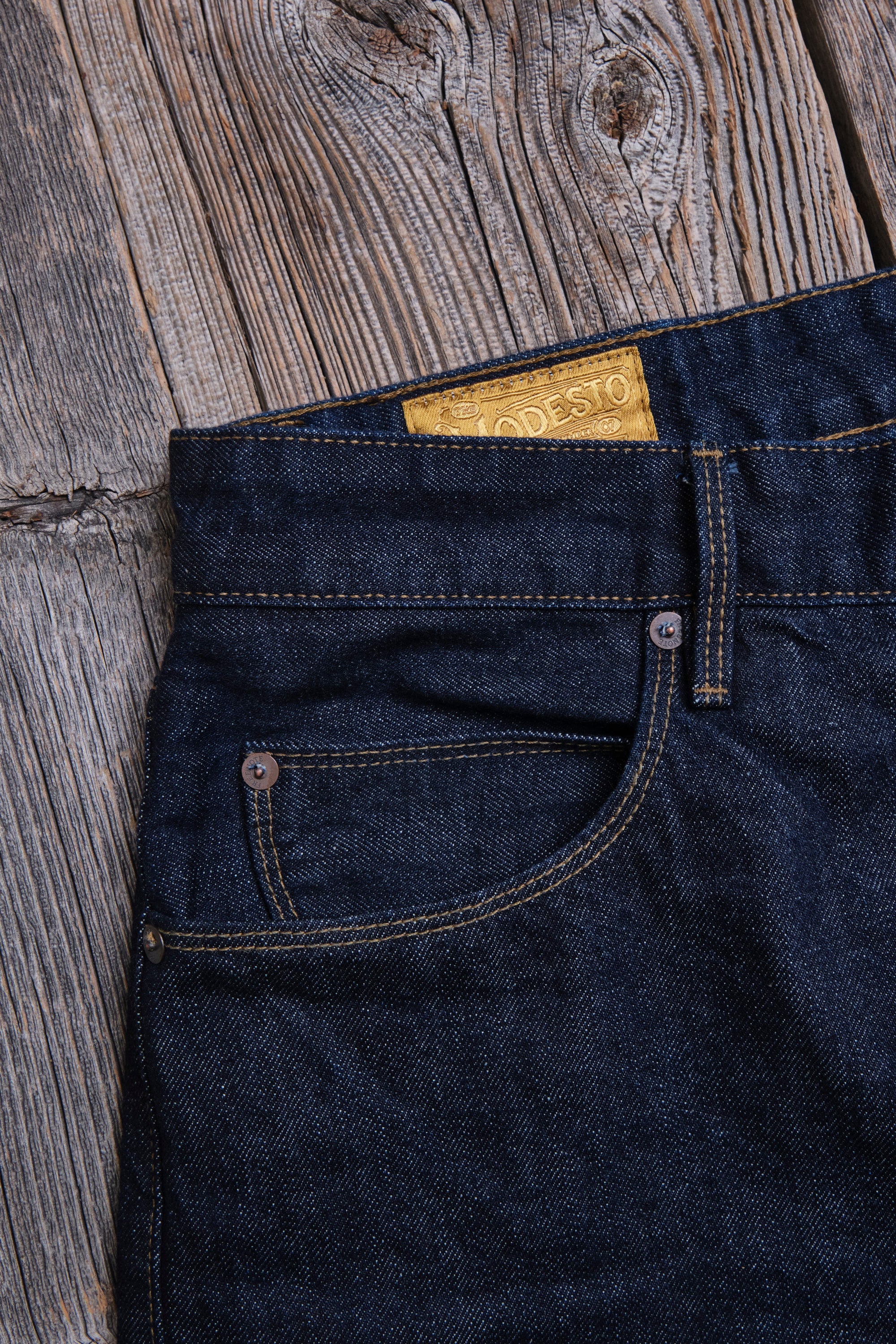 Modesto 14 Ounce 50's Blue Denim