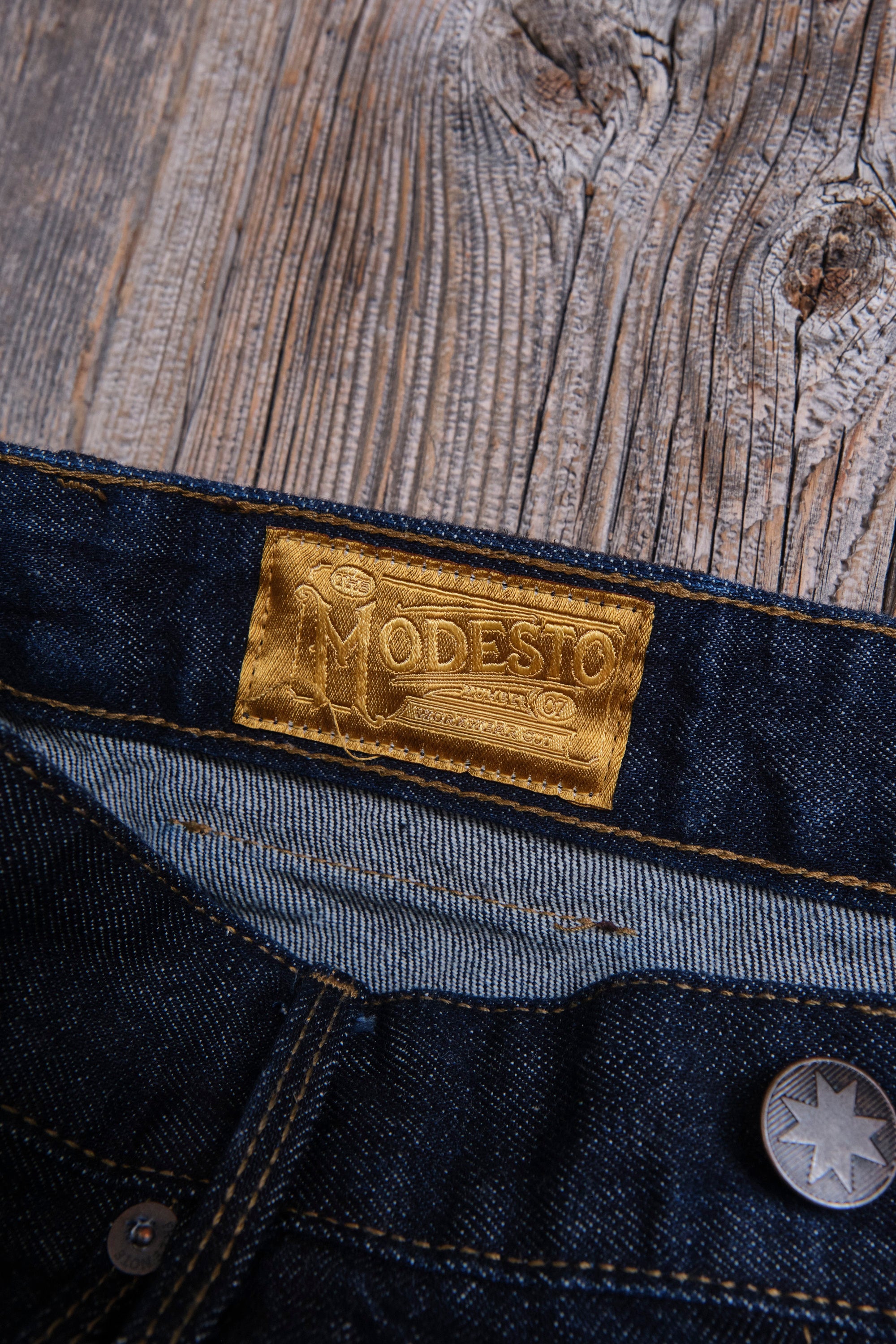 Modesto 14 Ounce 50's Blue Denim