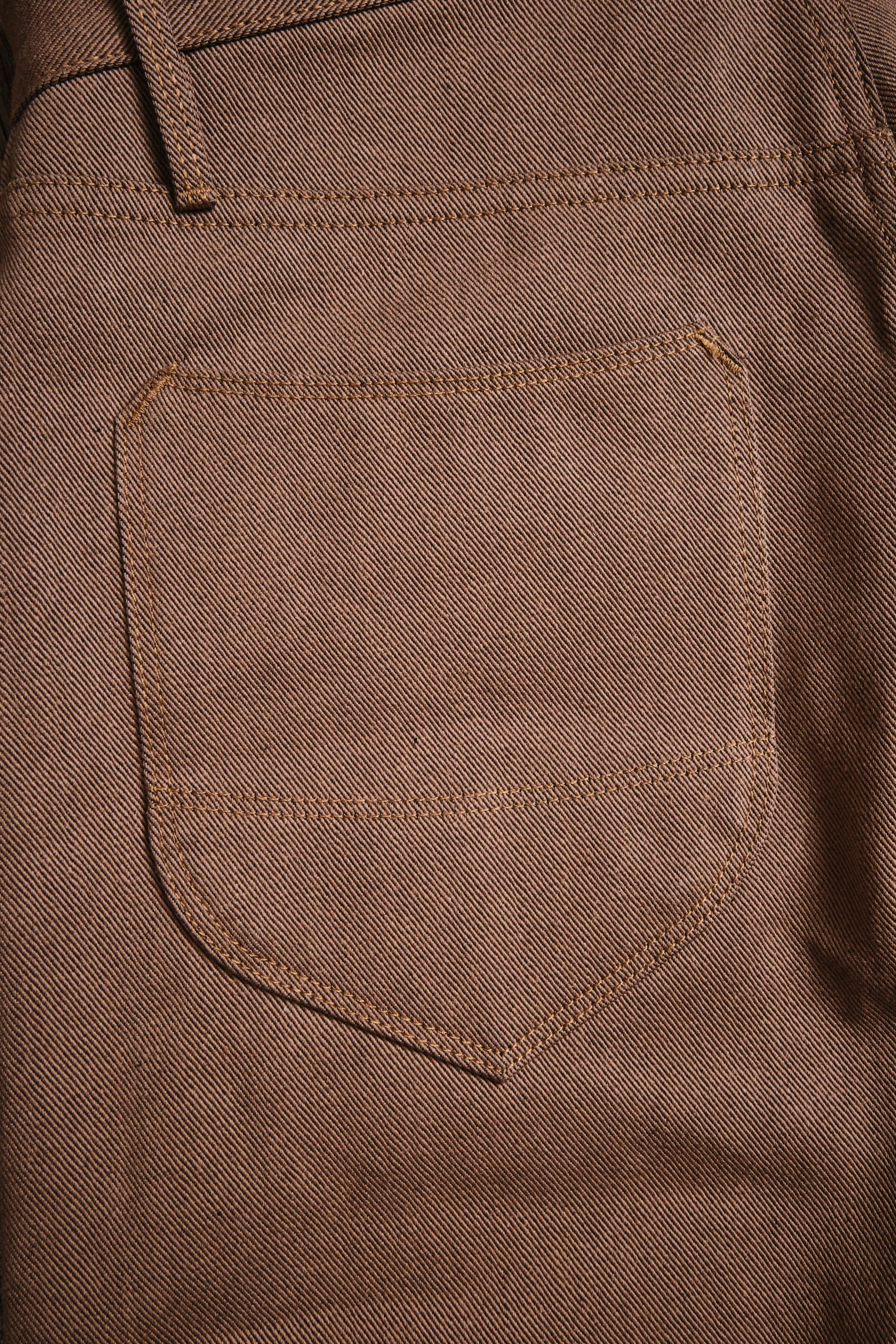 Modesto 15 Ounce Brown Denim