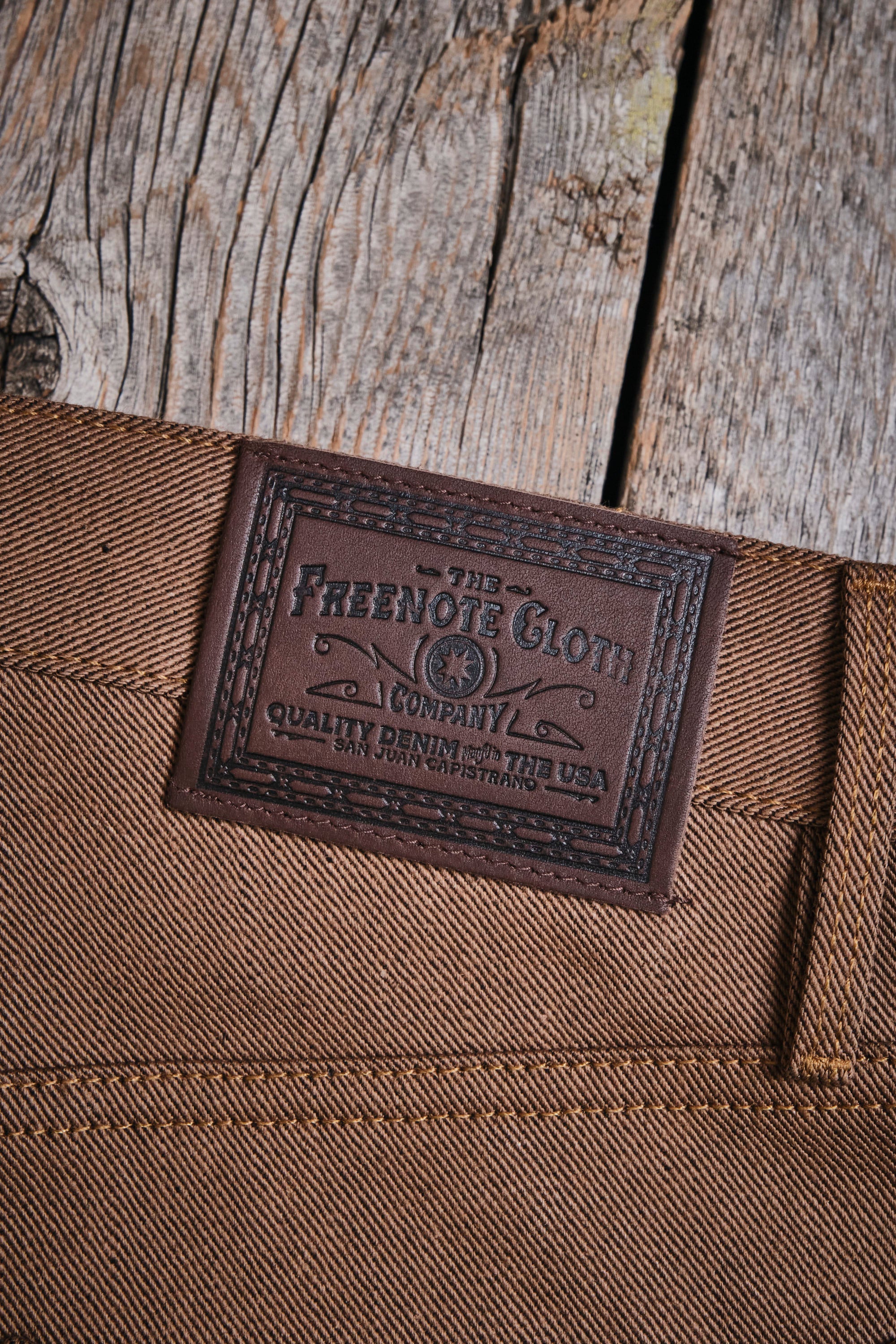Modesto 15 Ounce Brown Denim