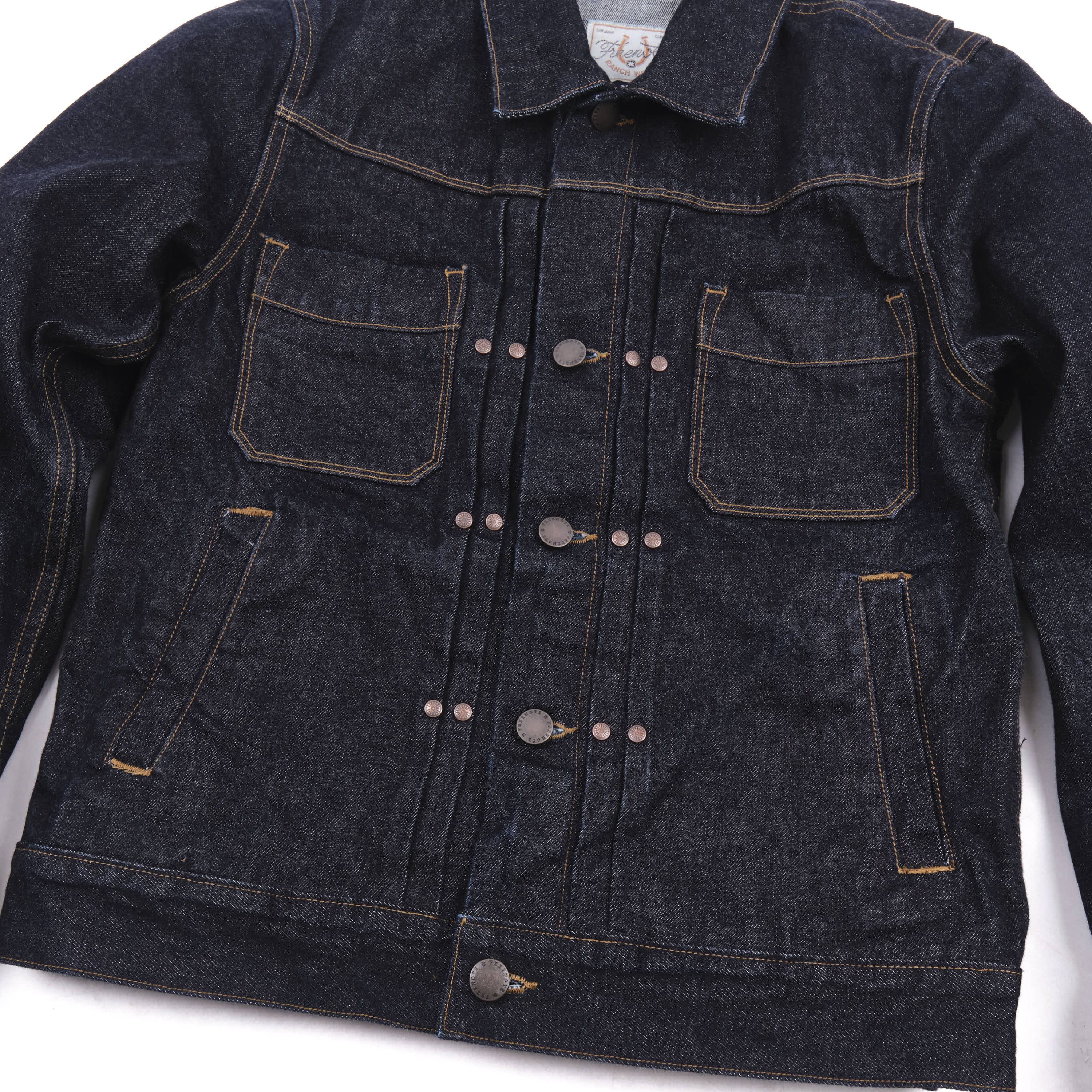 Riders Jacket 15 Ounce Unsinged Rinsed
