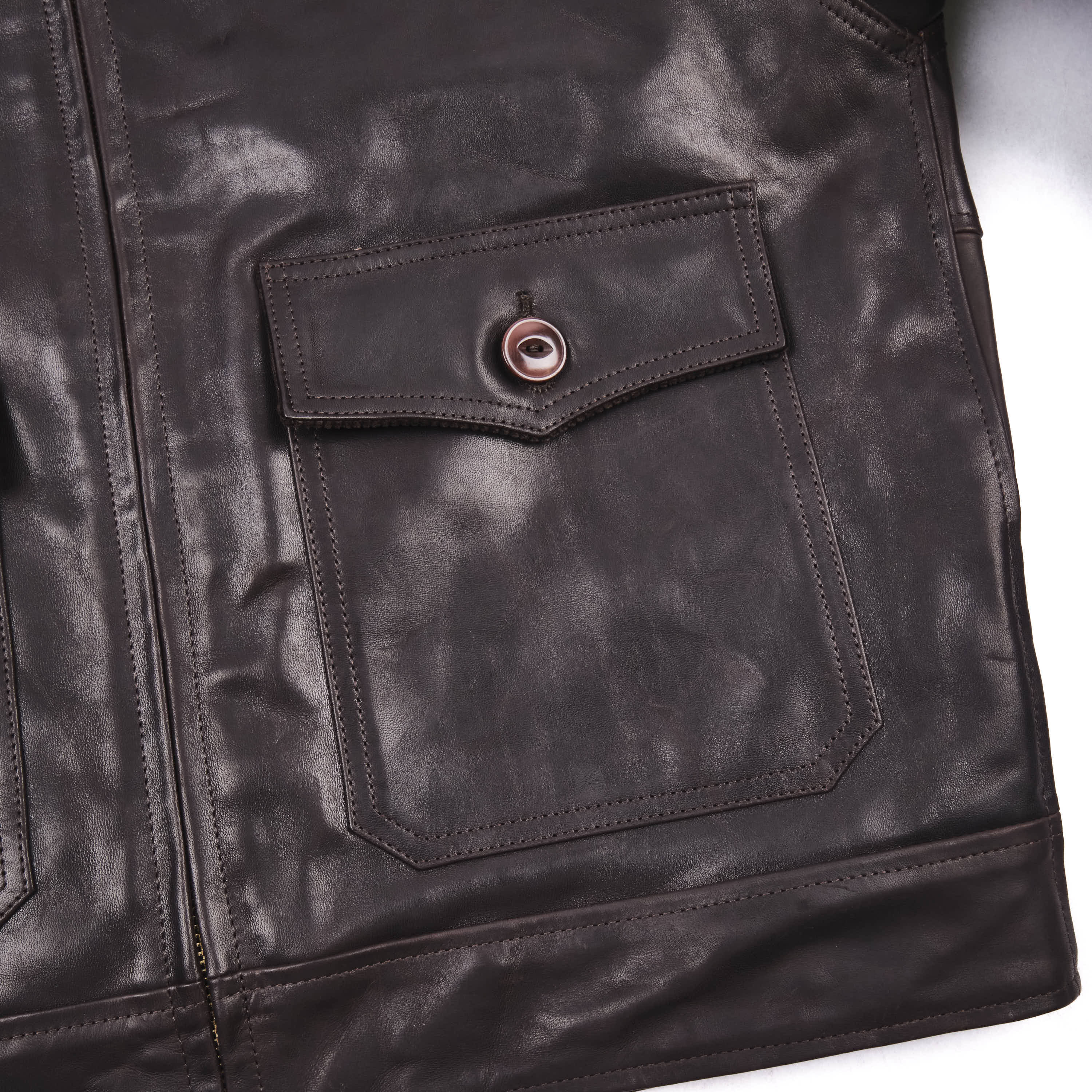 Alcorn Leather Seal Brown Horsehide