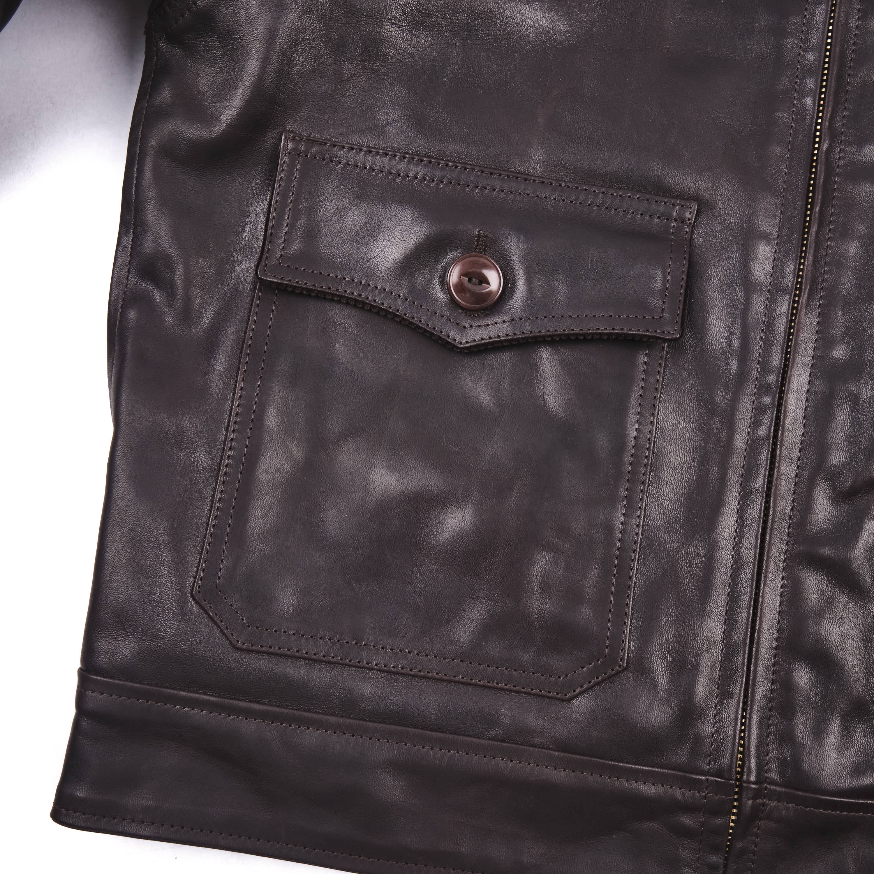 Alcorn Leather Seal Brown Horsehide