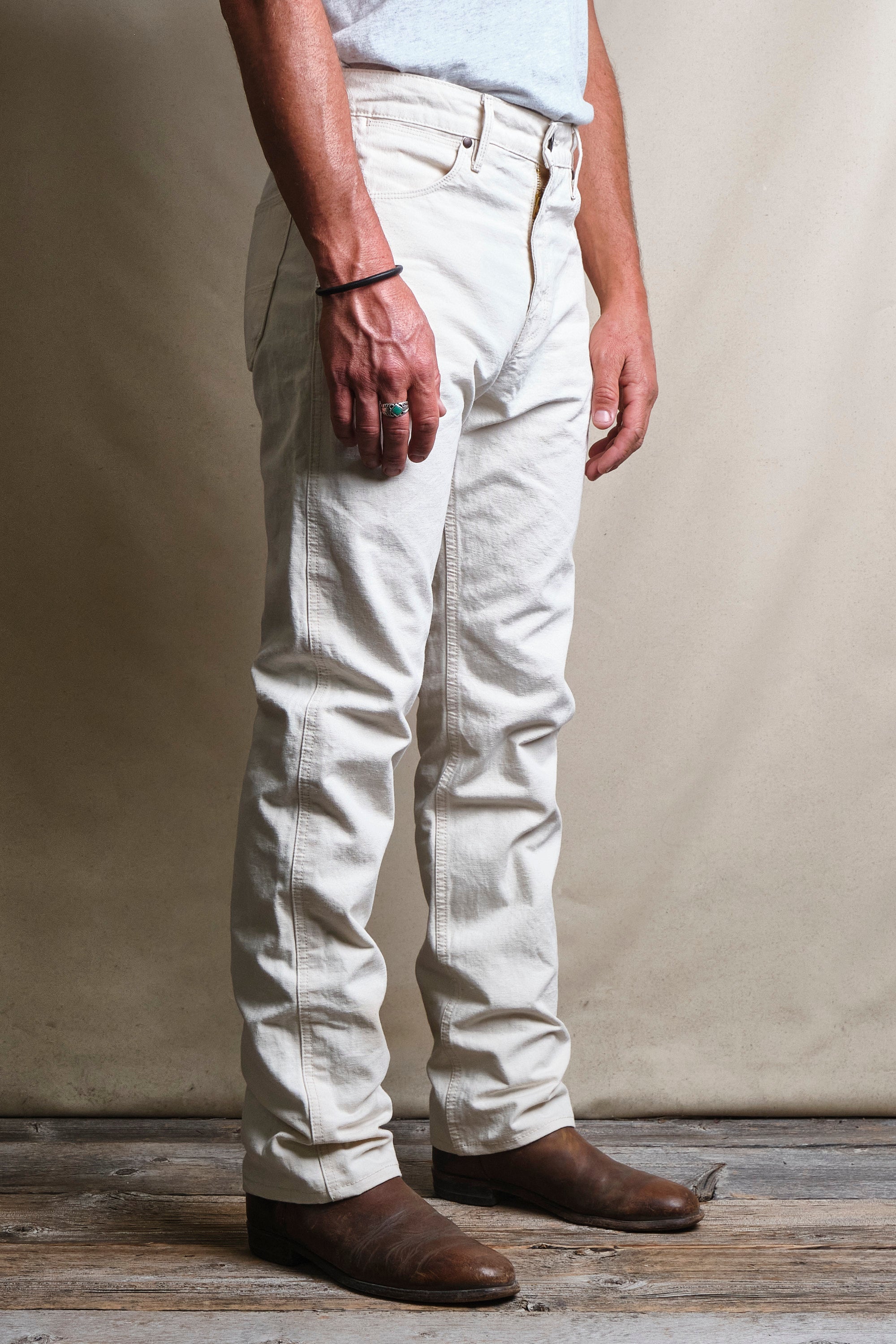 Wilkes Western 11 Ounce Natural Rinsed Canvas