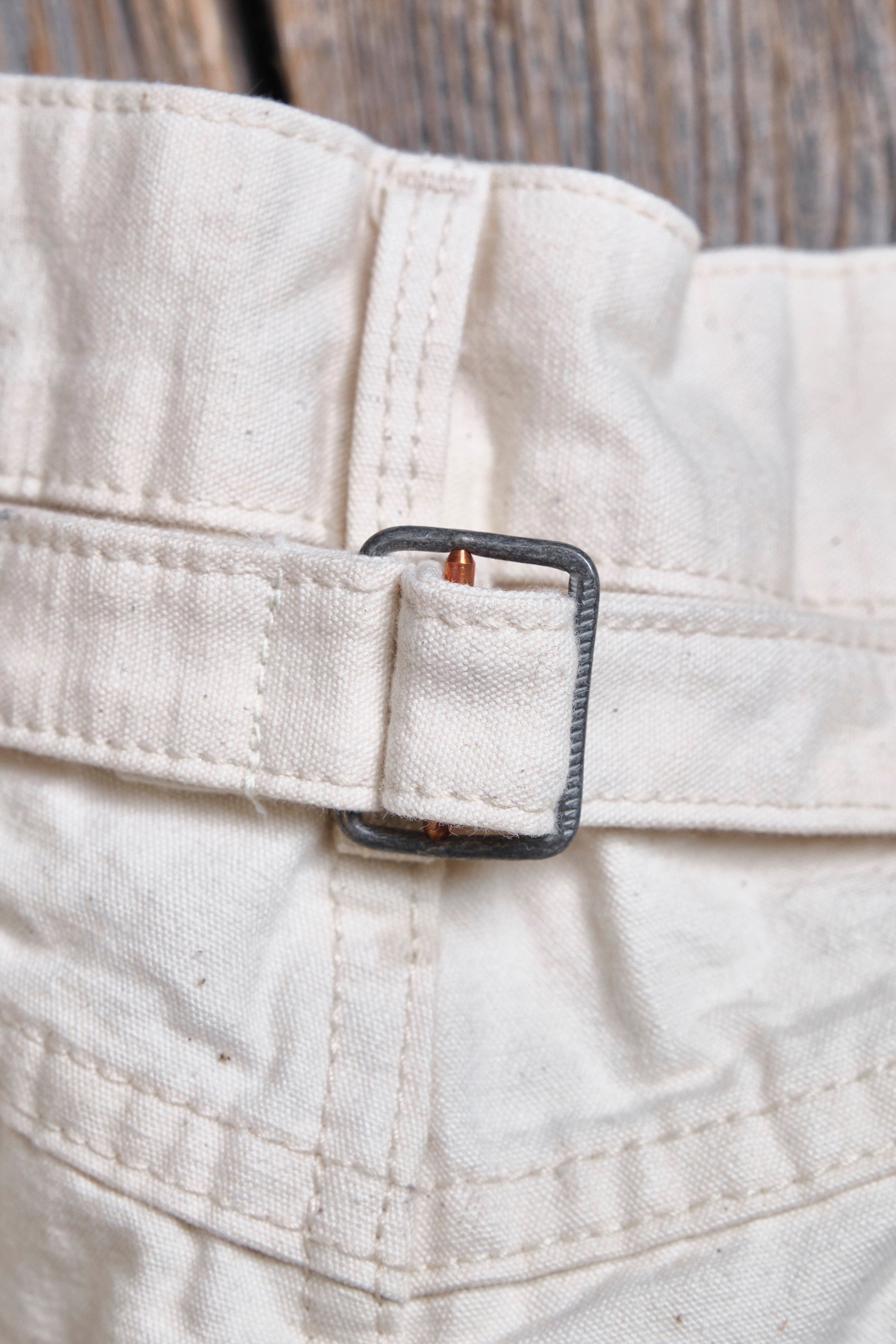 Modesto Buckleback 11 Ounce Natural Rinsed Canvas