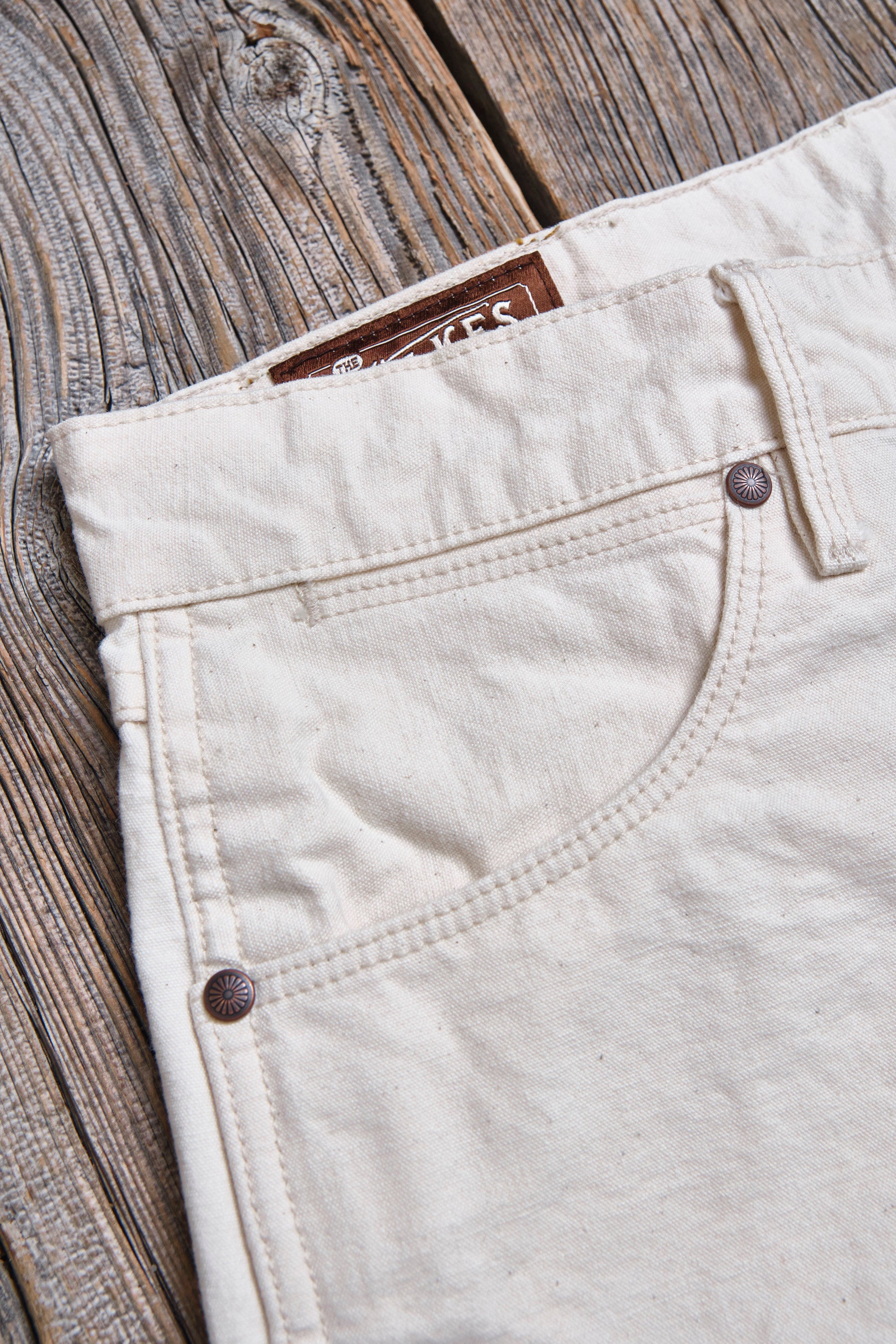 Wilkes Western 11 Ounce Natural Rinsed Canvas