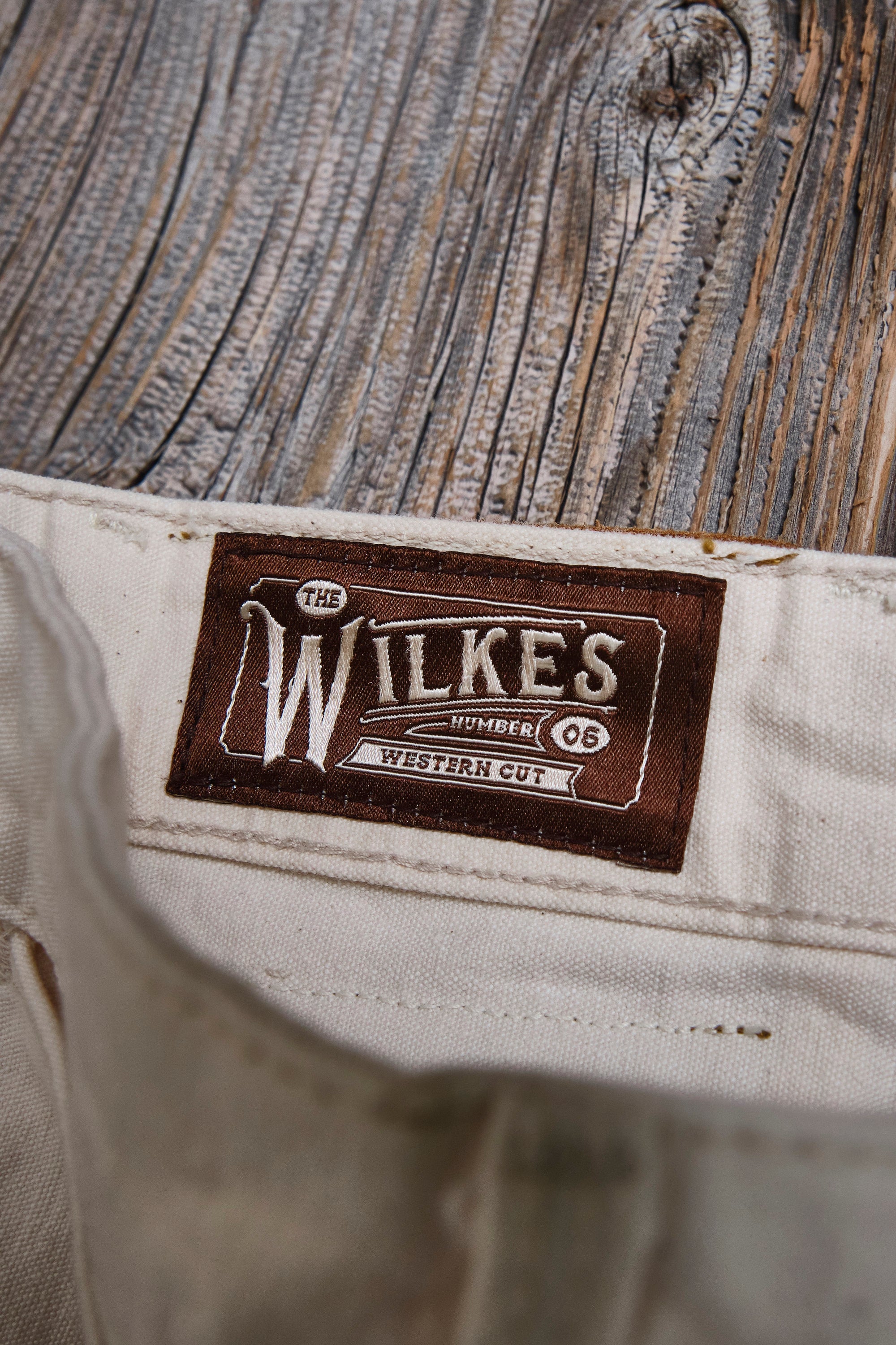 Wilkes Western 11 Ounce Natural Rinsed Canvas