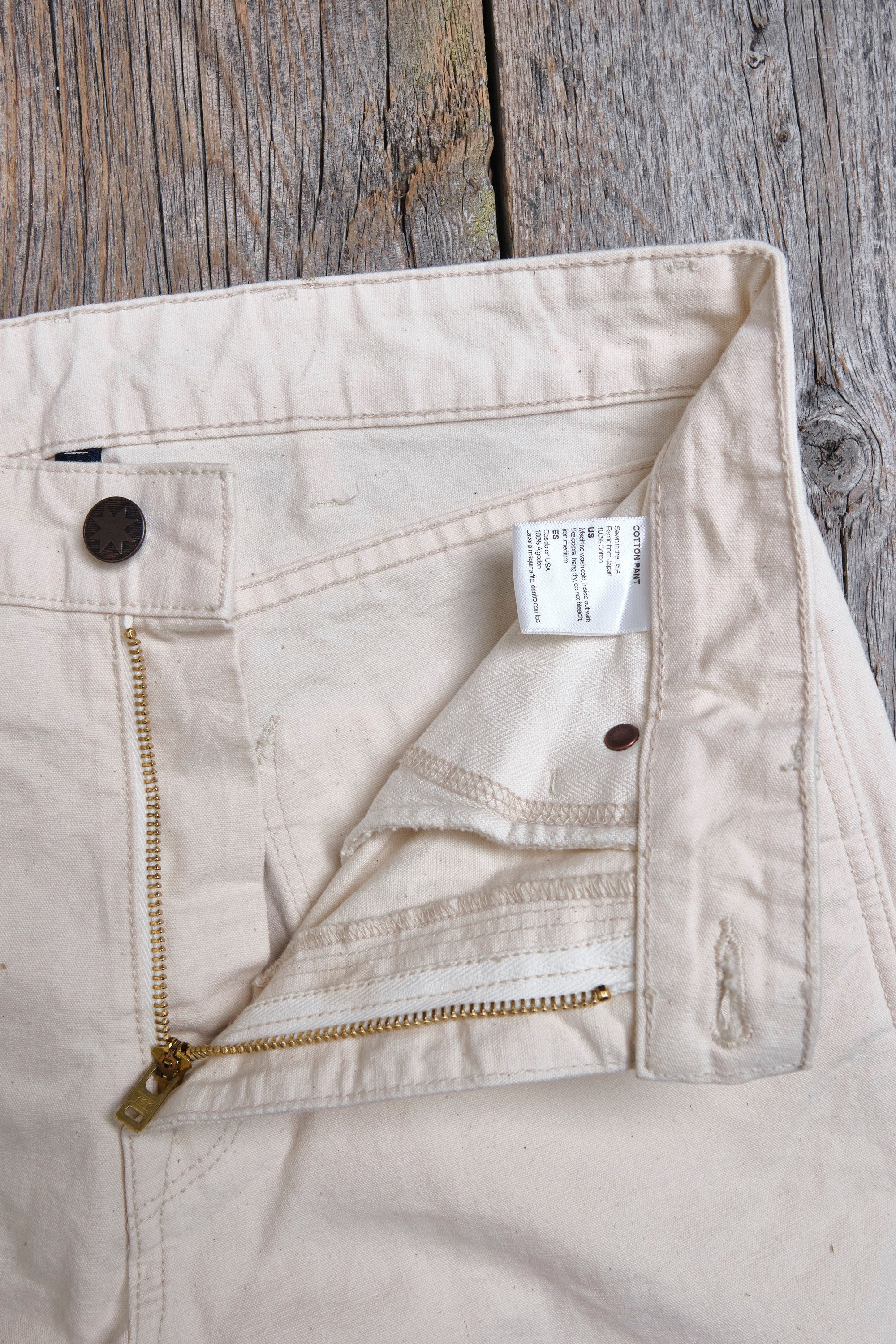 Wilkes Western 11 Ounce Natural Rinsed Canvas