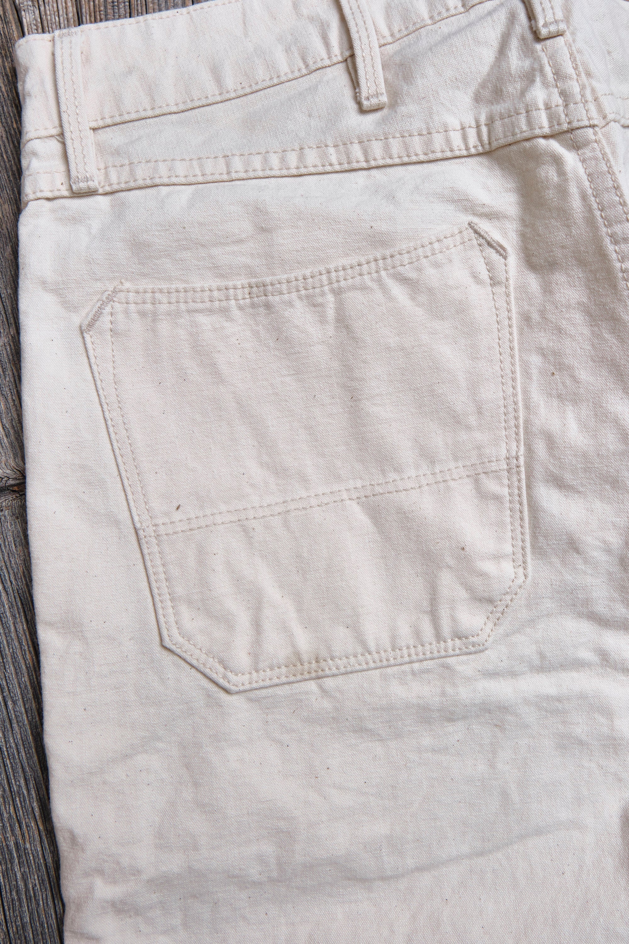 Wilkes Western 11 Ounce Natural Rinsed Canvas