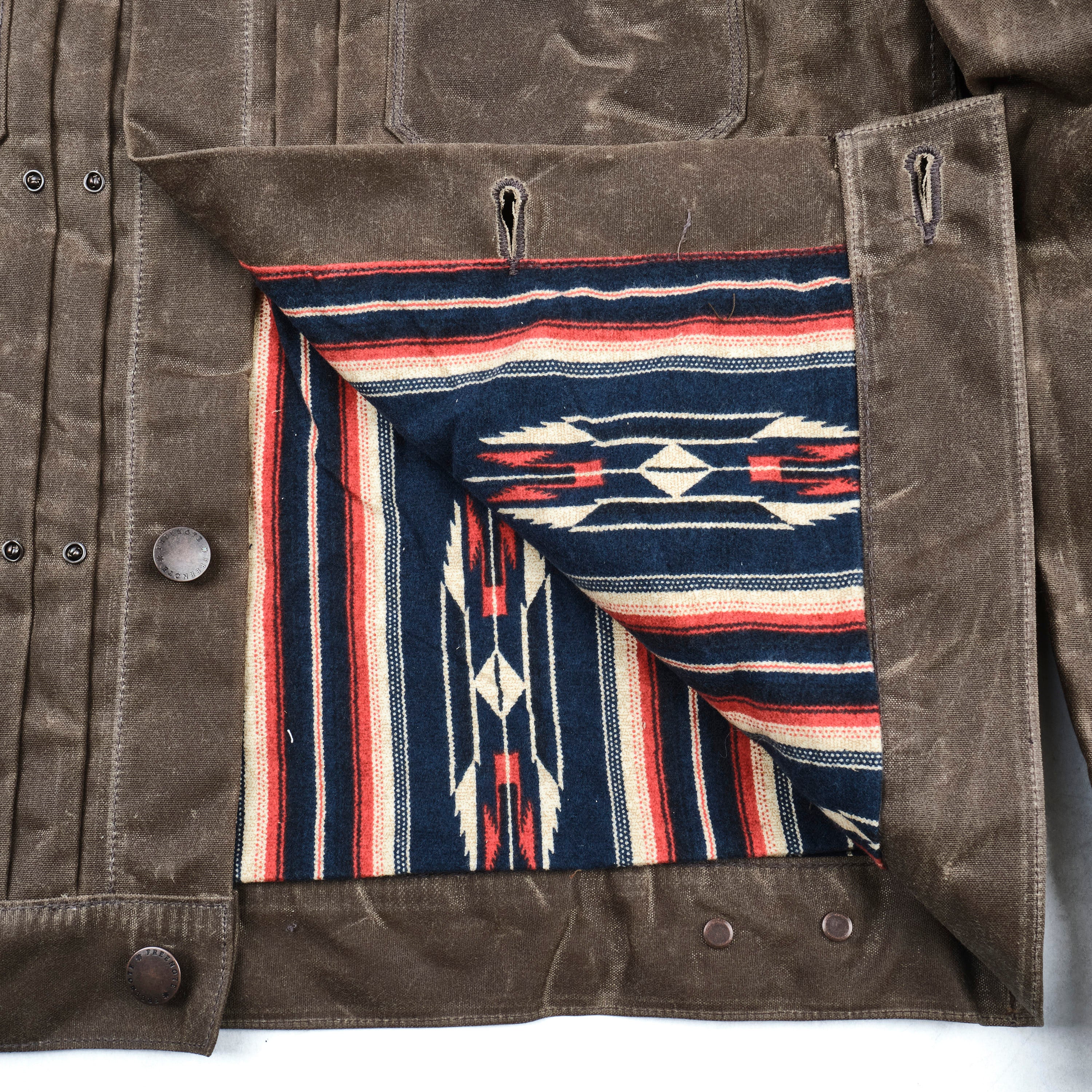Riders Jacket Waxed Canvas <span>Oak</span>