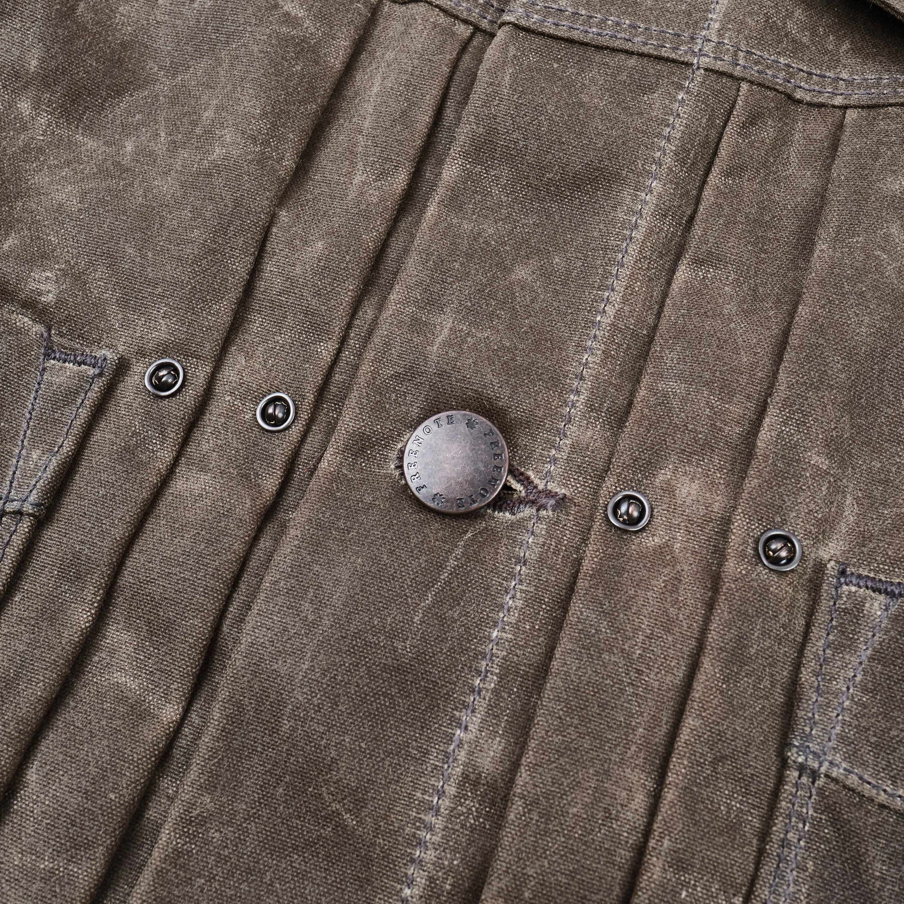Riders Jacket Waxed Canvas <span>Oak</span>