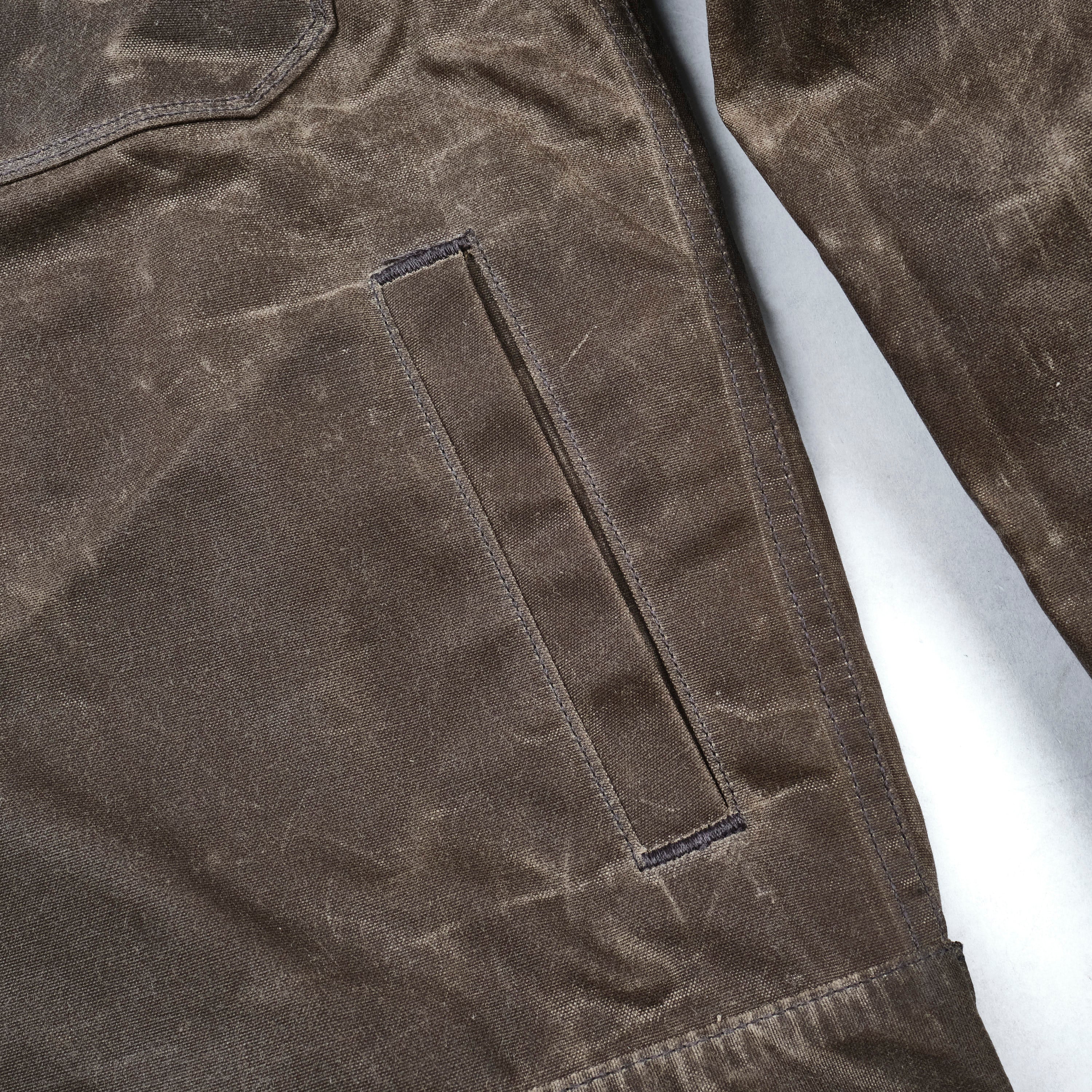 Riders Jacket Waxed Canvas <span>Oak</span>