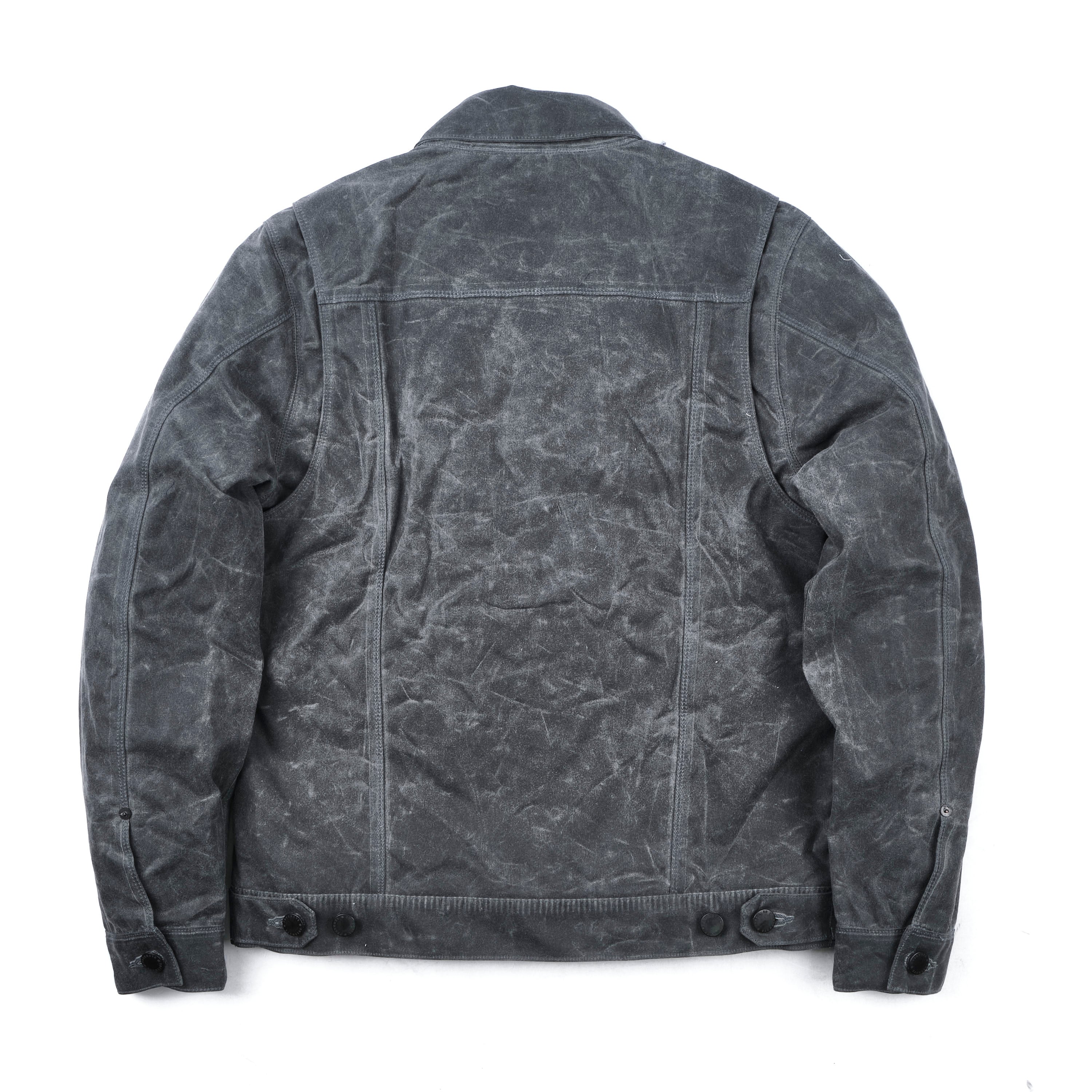Riders Jacket Waxed Canvas <span> Charcoal</span>