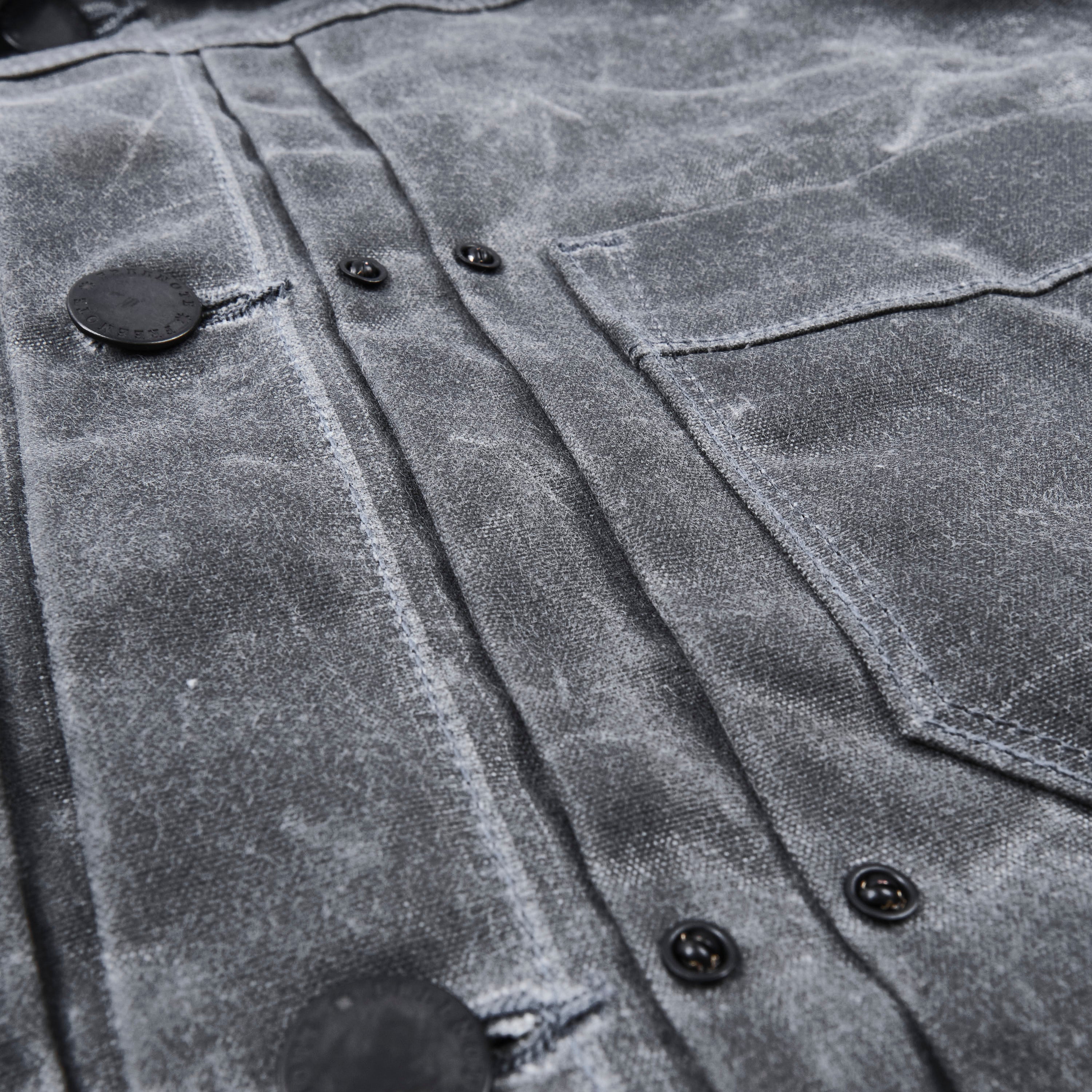Riders Jacket Waxed Canvas <span> Charcoal</span>