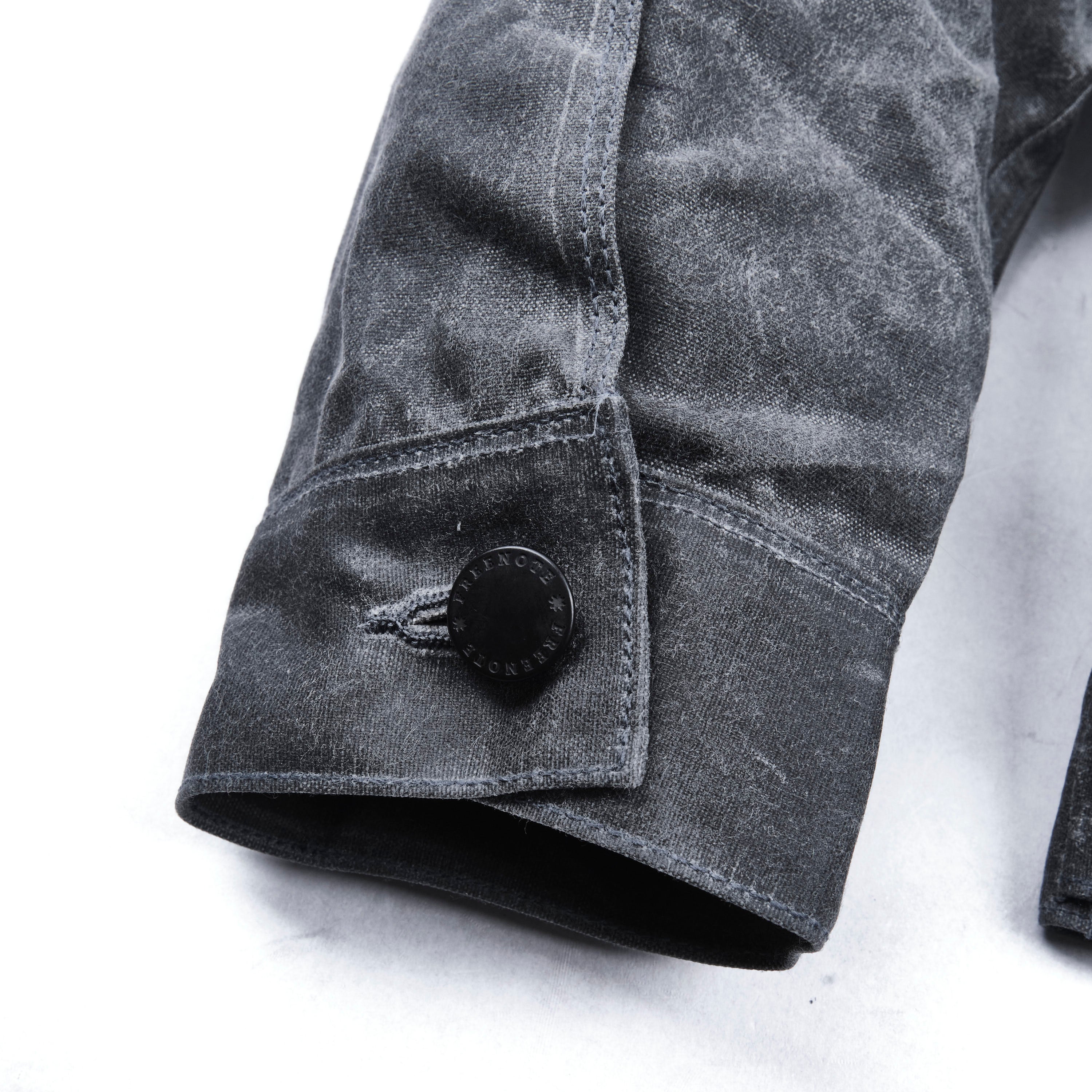 Riders Jacket Waxed Canvas <span> Charcoal</span>
