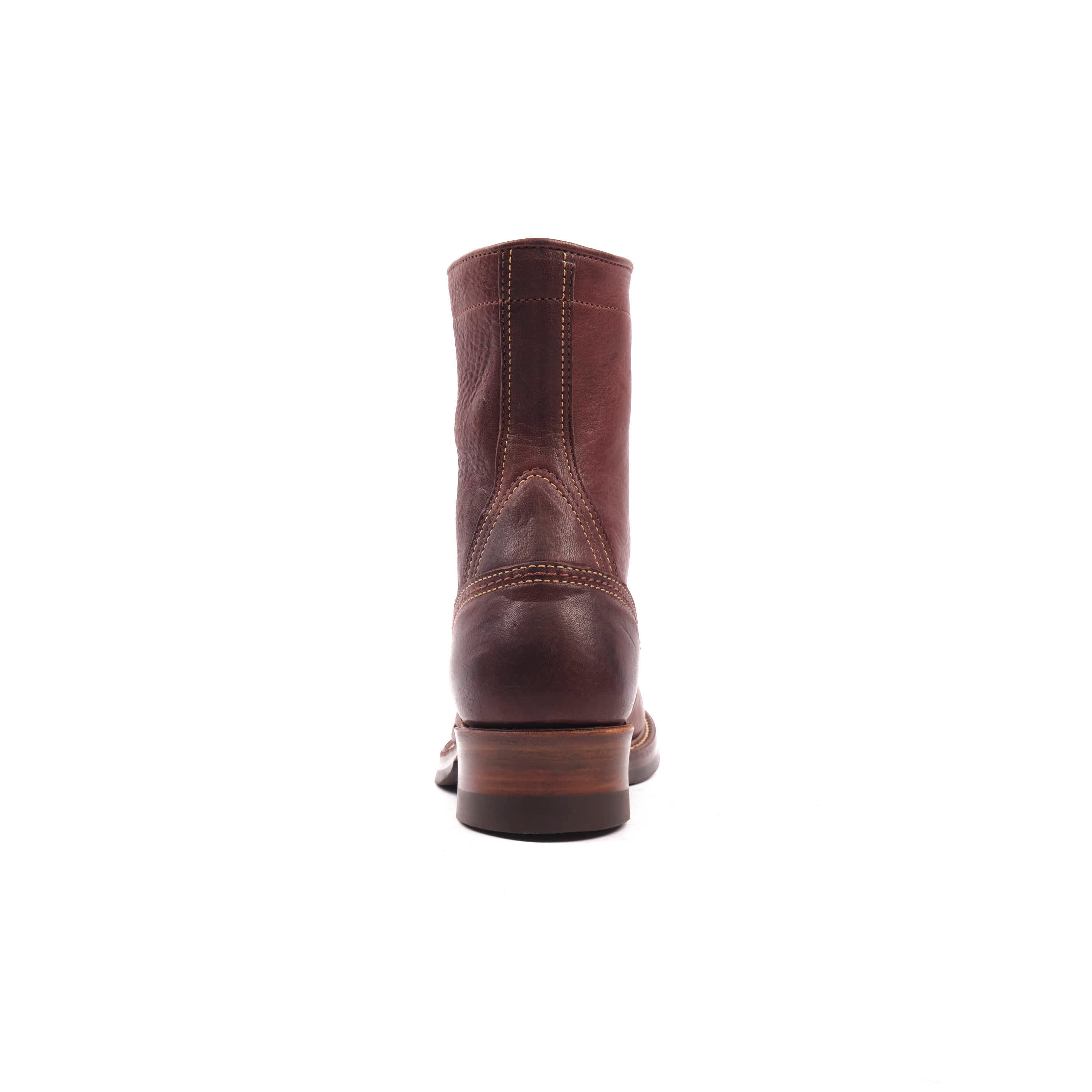 John Lofgren - Donkey Puncher 8" - Ezo Shika Deerskin Dark Brown