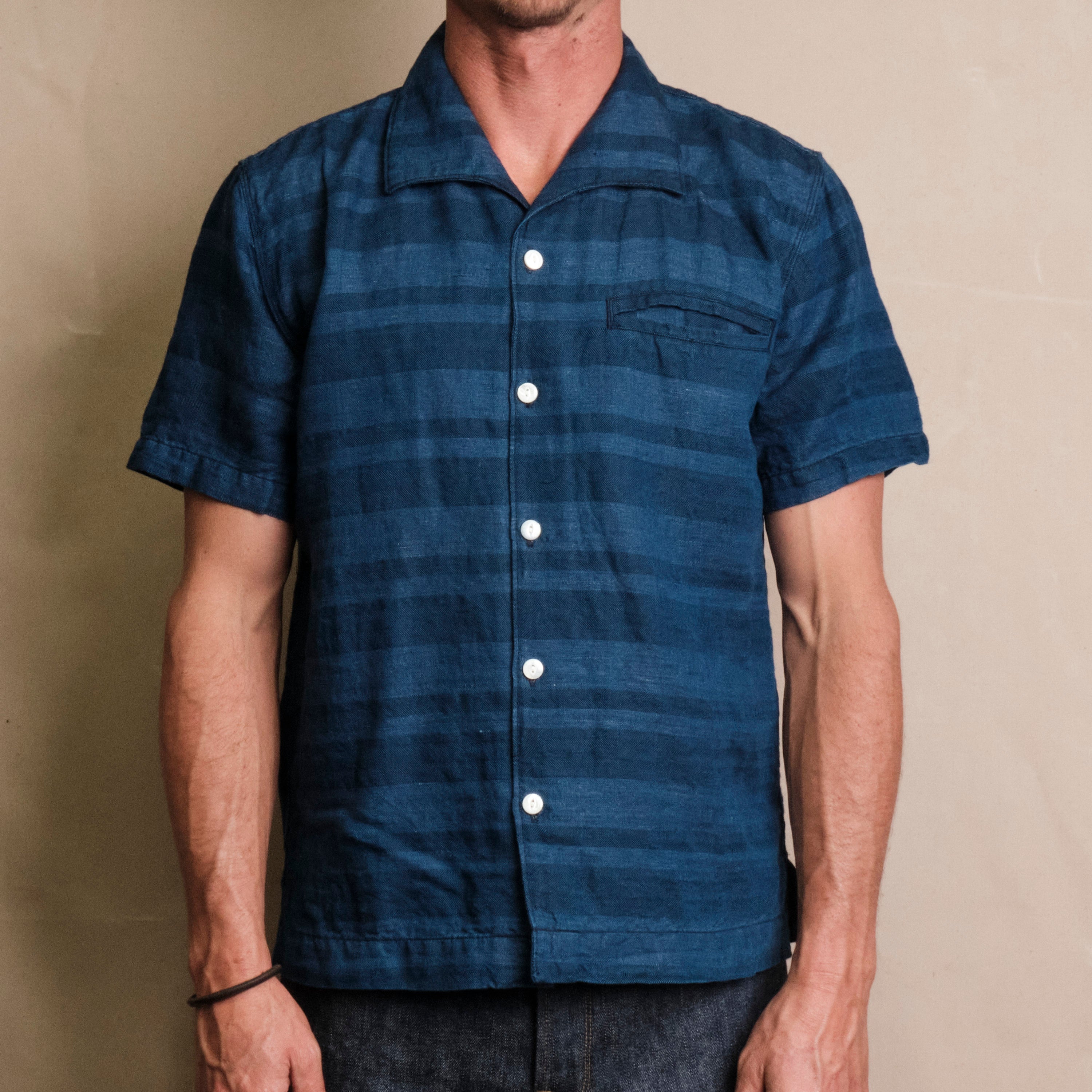 Cayucos Indigo Stripe