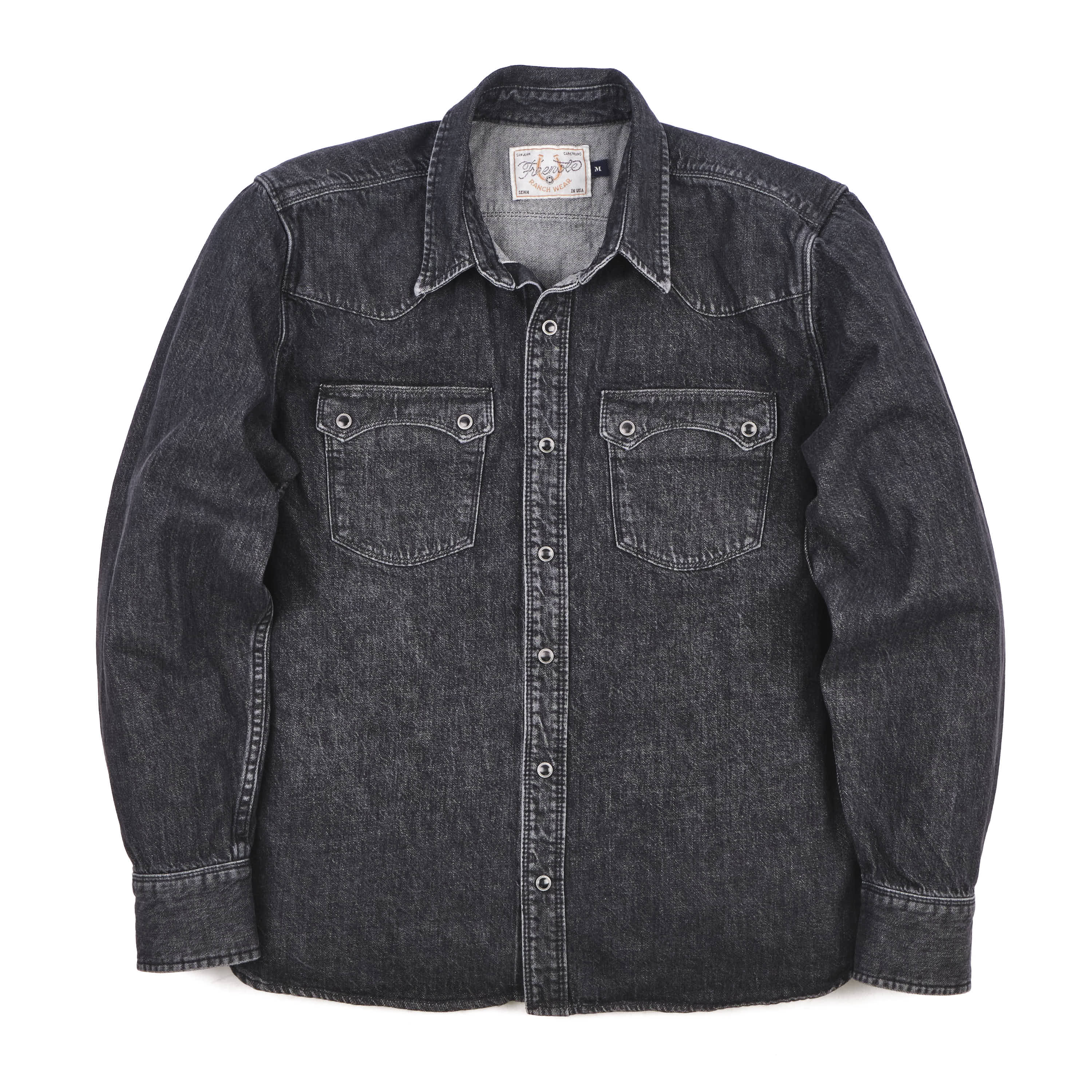 Modern Western 11 Ounce Black Stone Washed Denim