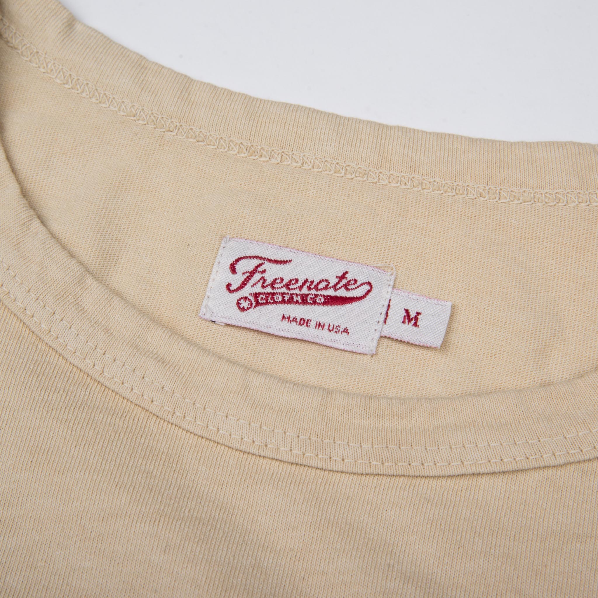9 Ounce Pocket T-Shirt <span> Cream </span>